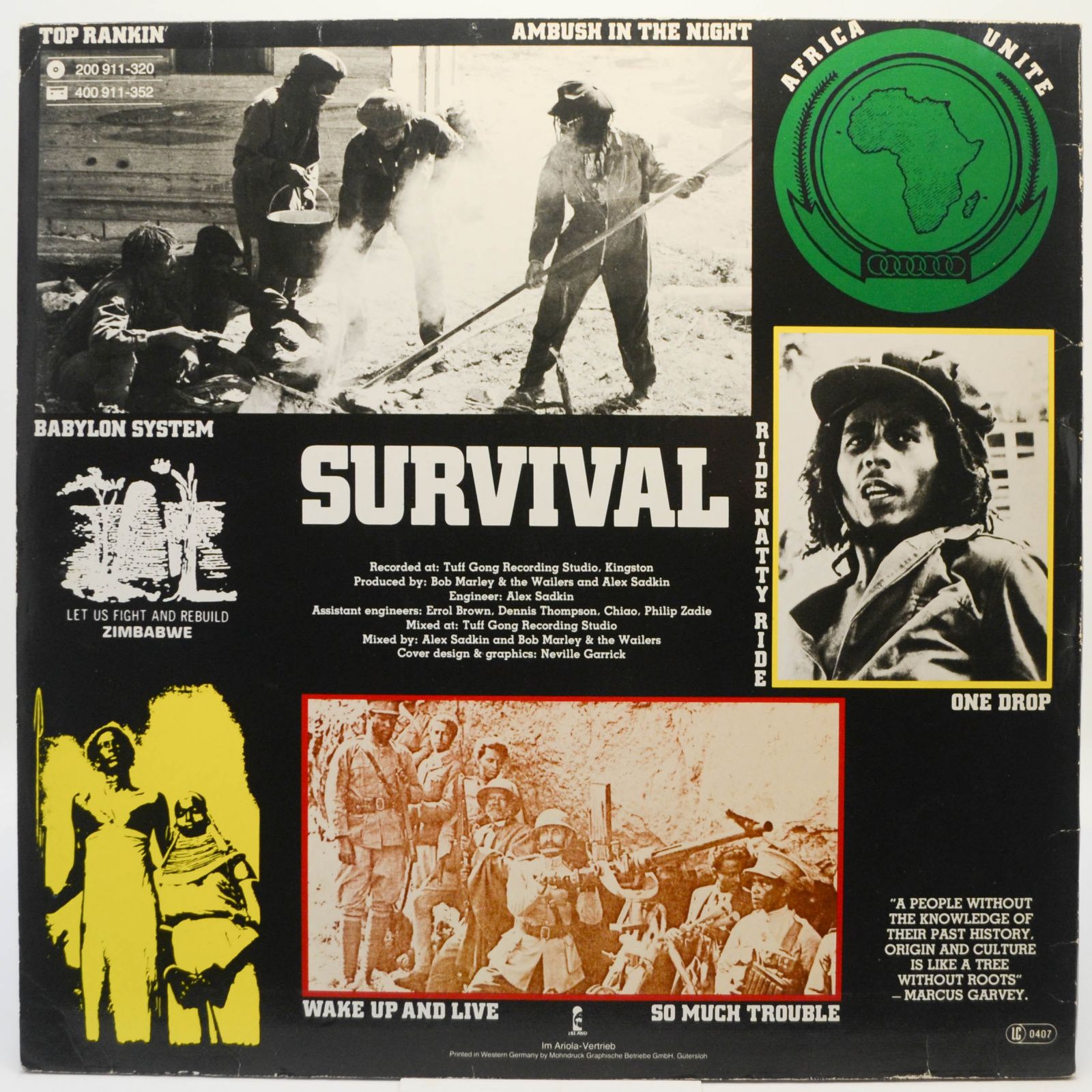 Bob Marley & The Wailers — Survival, 1979