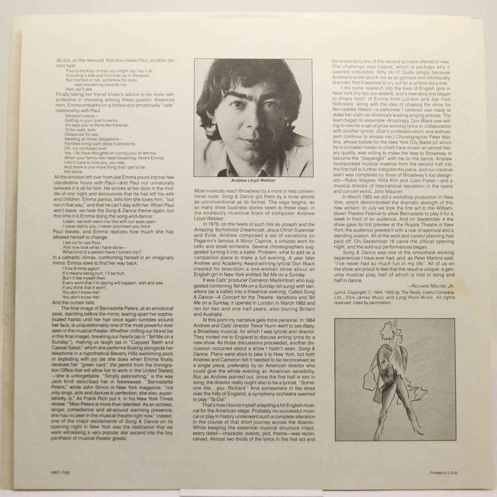 Bernadette Peters — Song & Dance, 1985