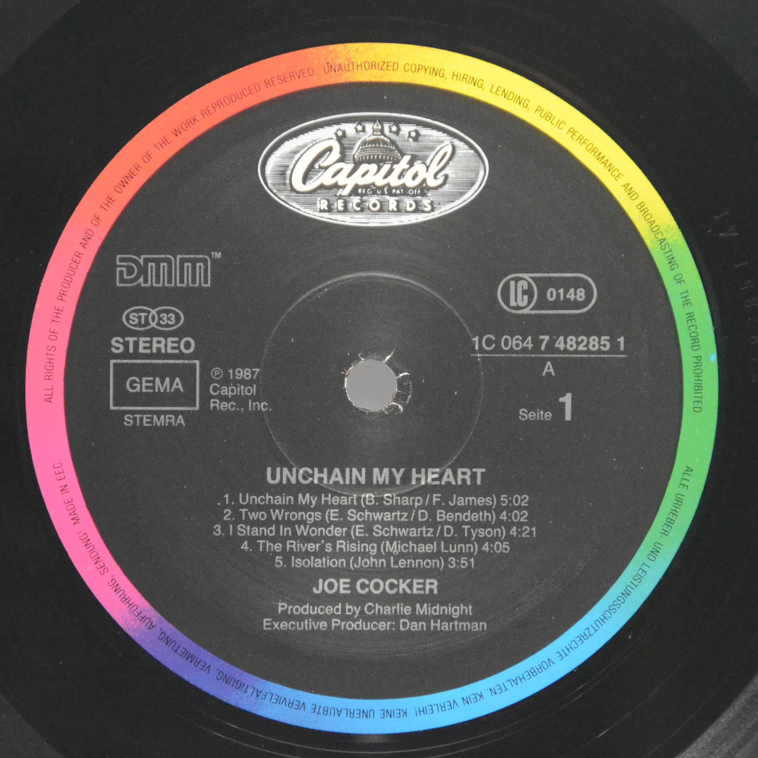 Joe Cocker — Unchain My Heart, 1987