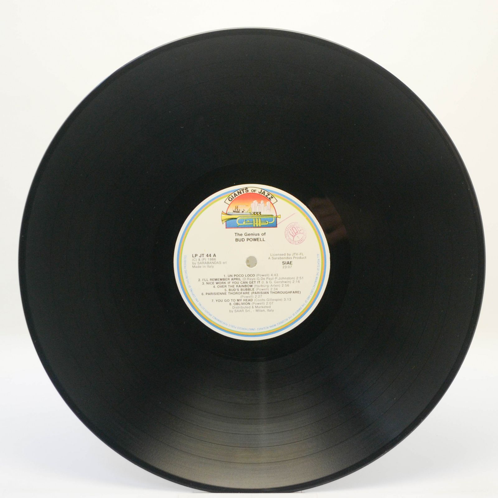 Bud Powell — The Genius Of Bud Powell, 1986