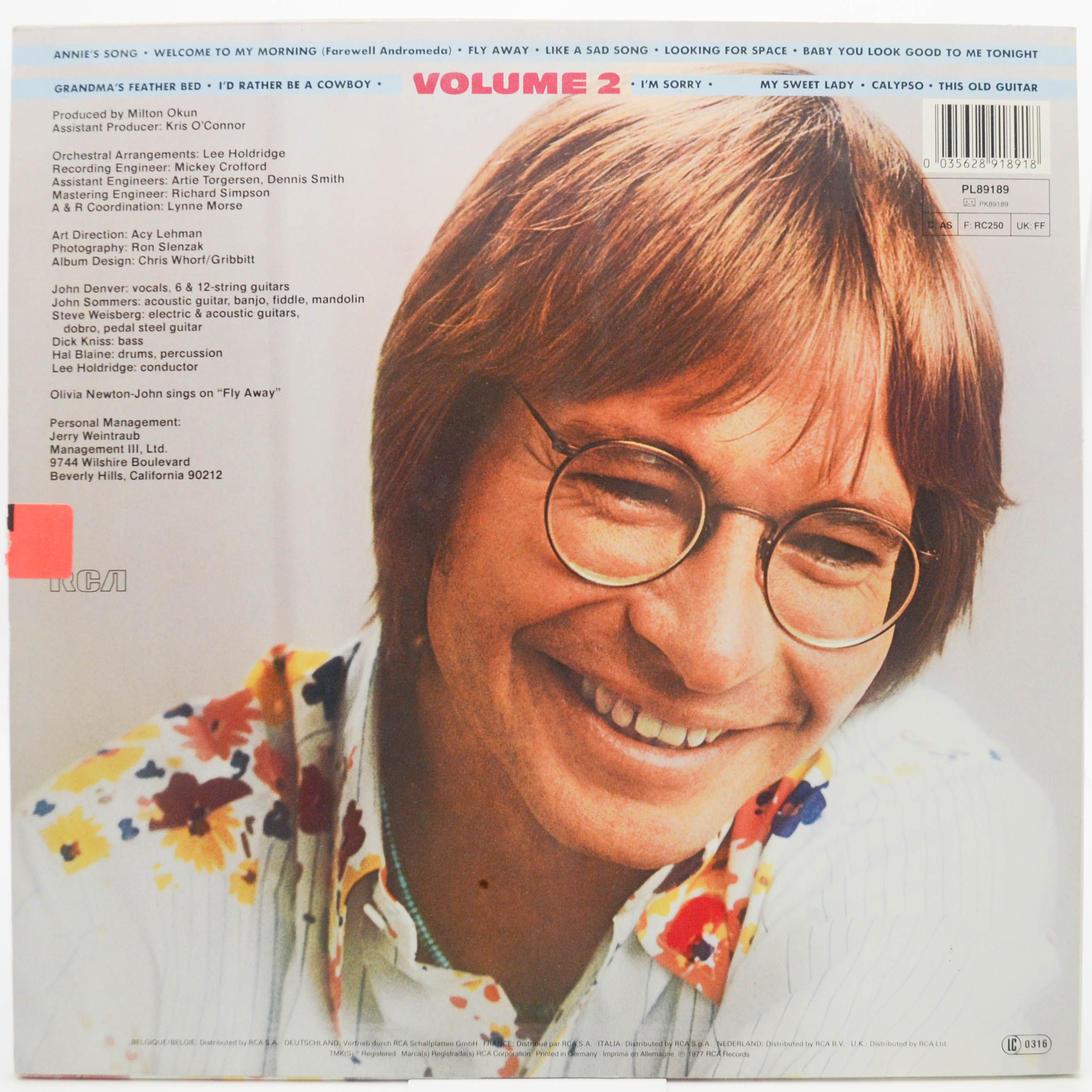 John Denver — The Best Of Vol.2, 1977