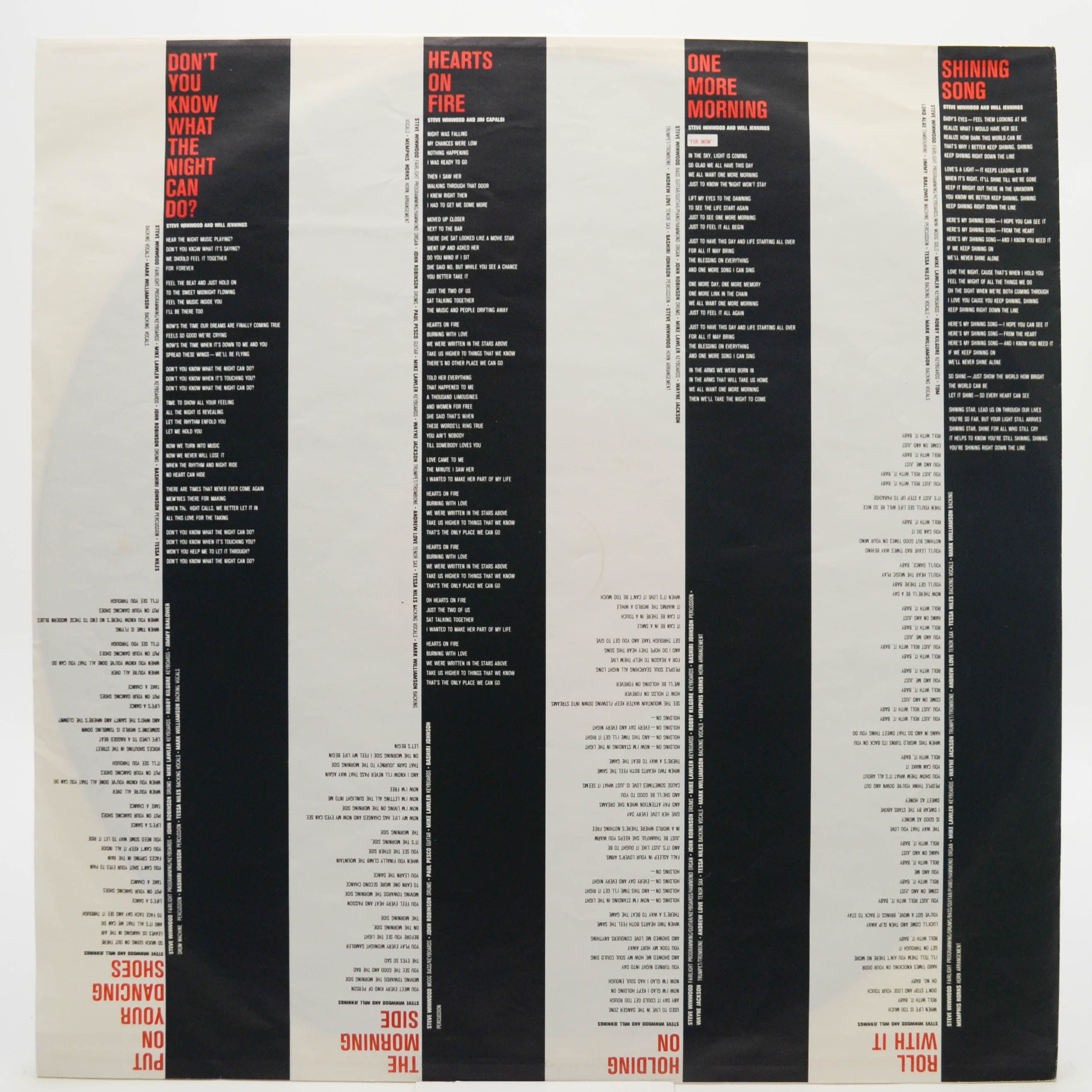 Steve Winwood — Roll With It, 1988