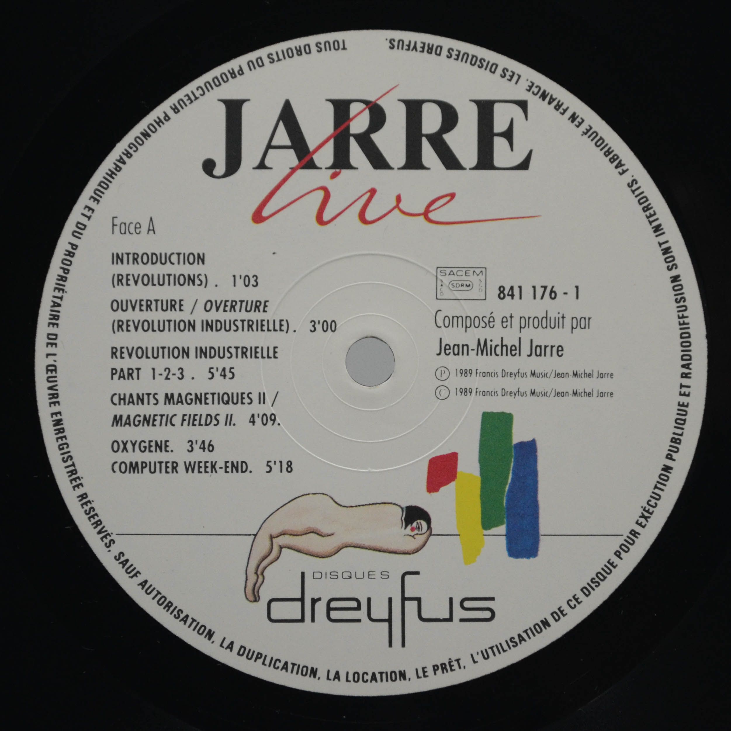 Jarre — Live (1-st, France), 1989