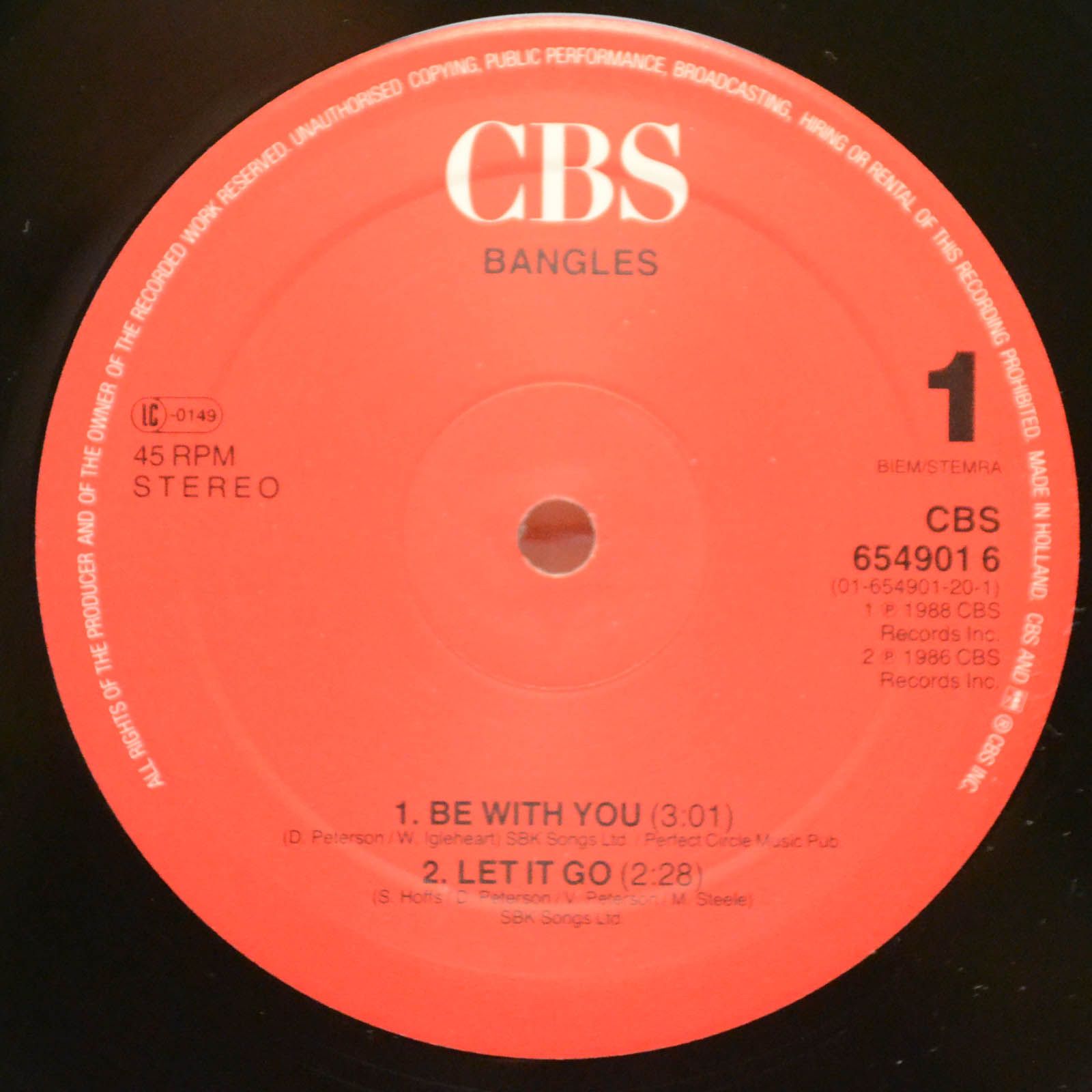 Bangles — Be With You, 1989