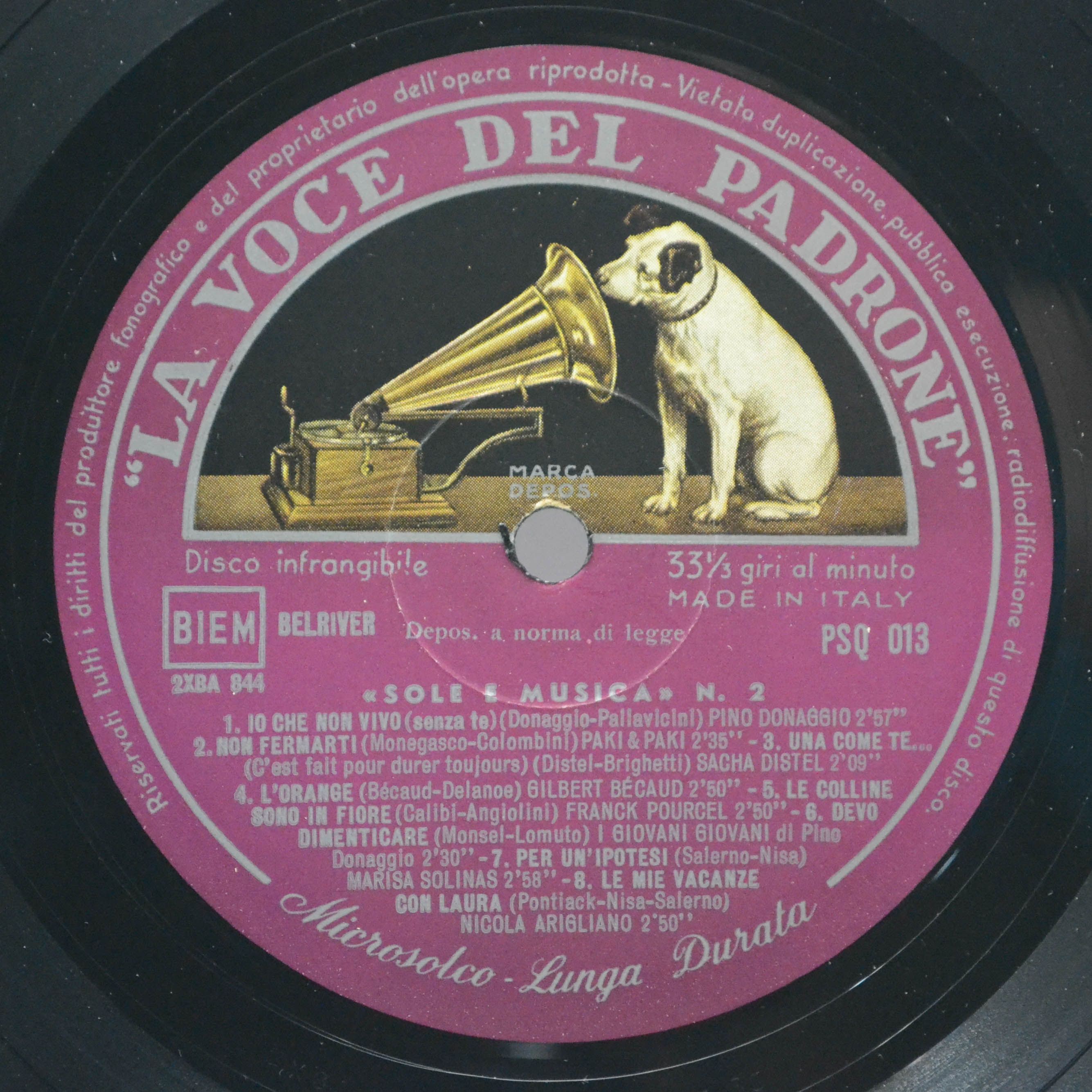 Various — Sole e Musica n. 2, 1965