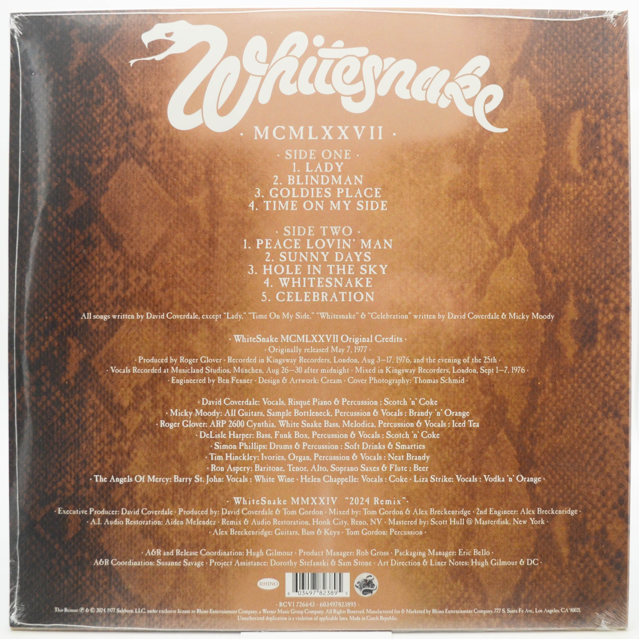 Whitesnake — WhiteSnake MCMLXXVII, 1977