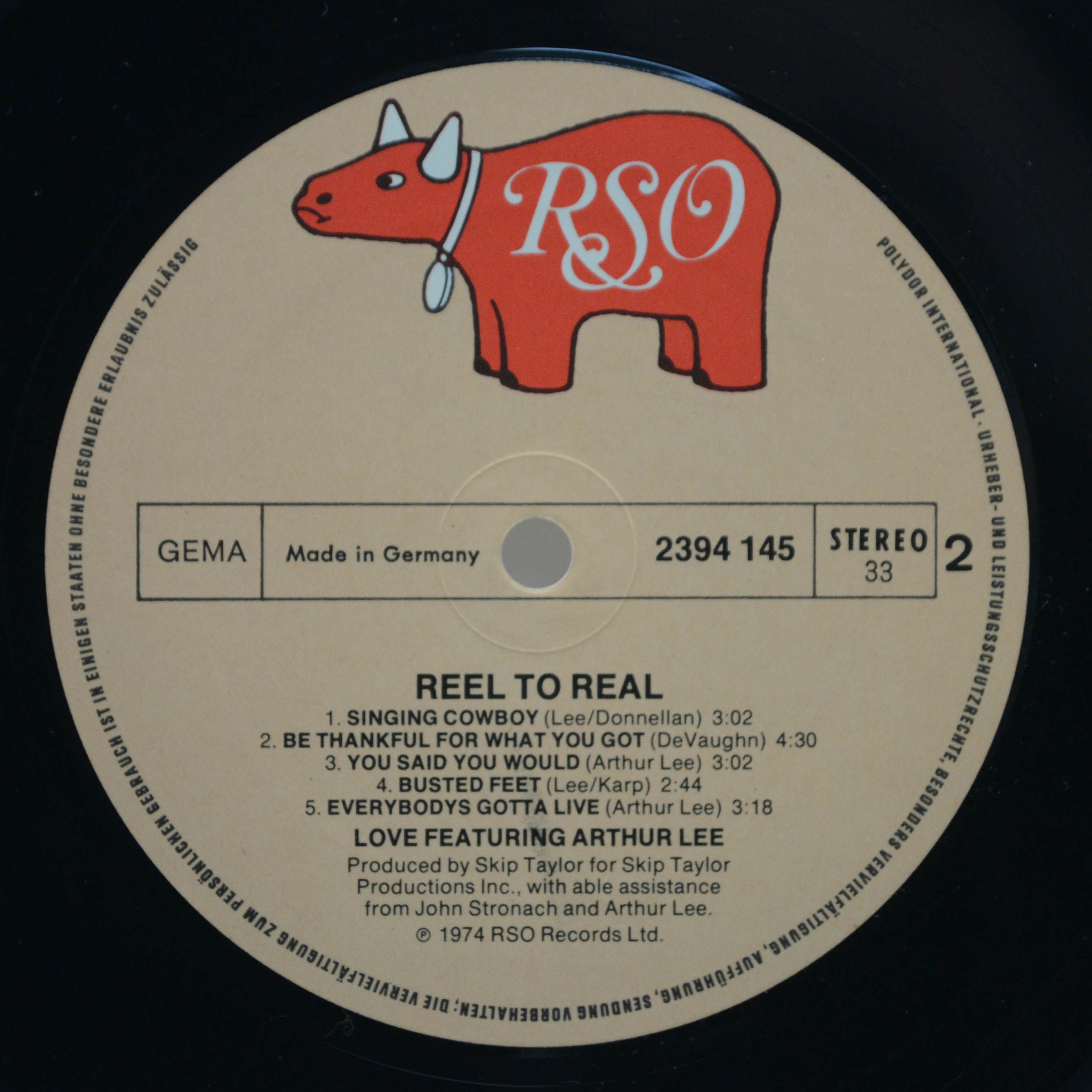Love — Reel To Real, 1974