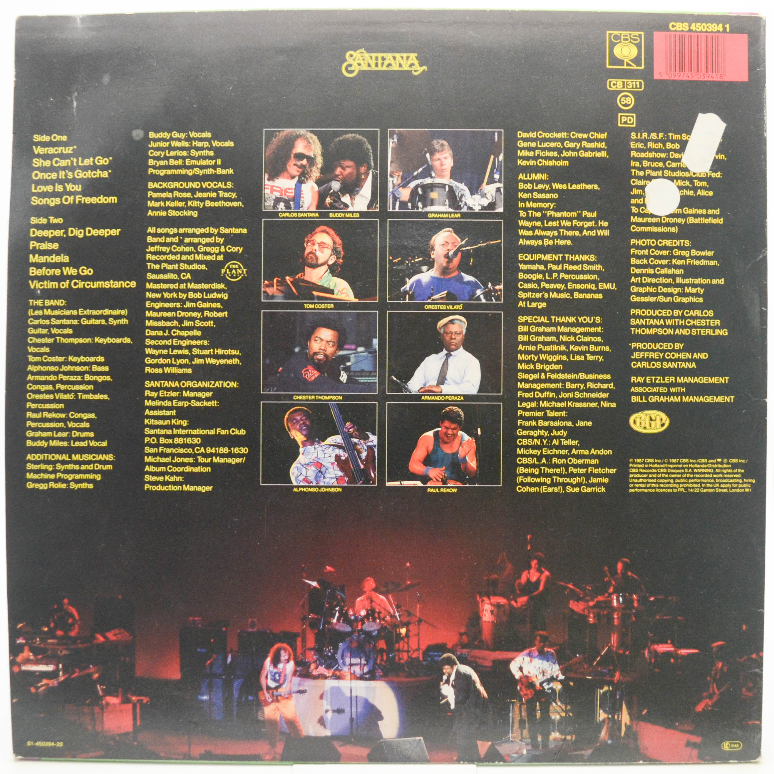 Santana — Freedom, 1987