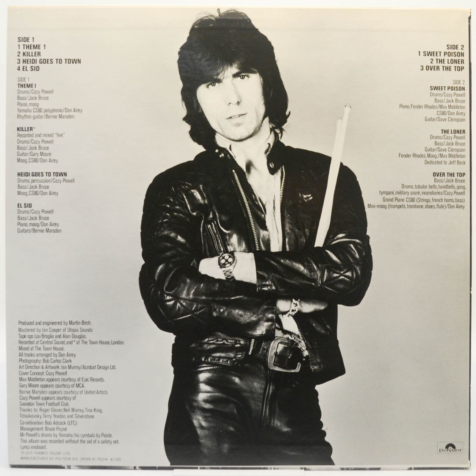Cozy Powell — Over The Top, 1979