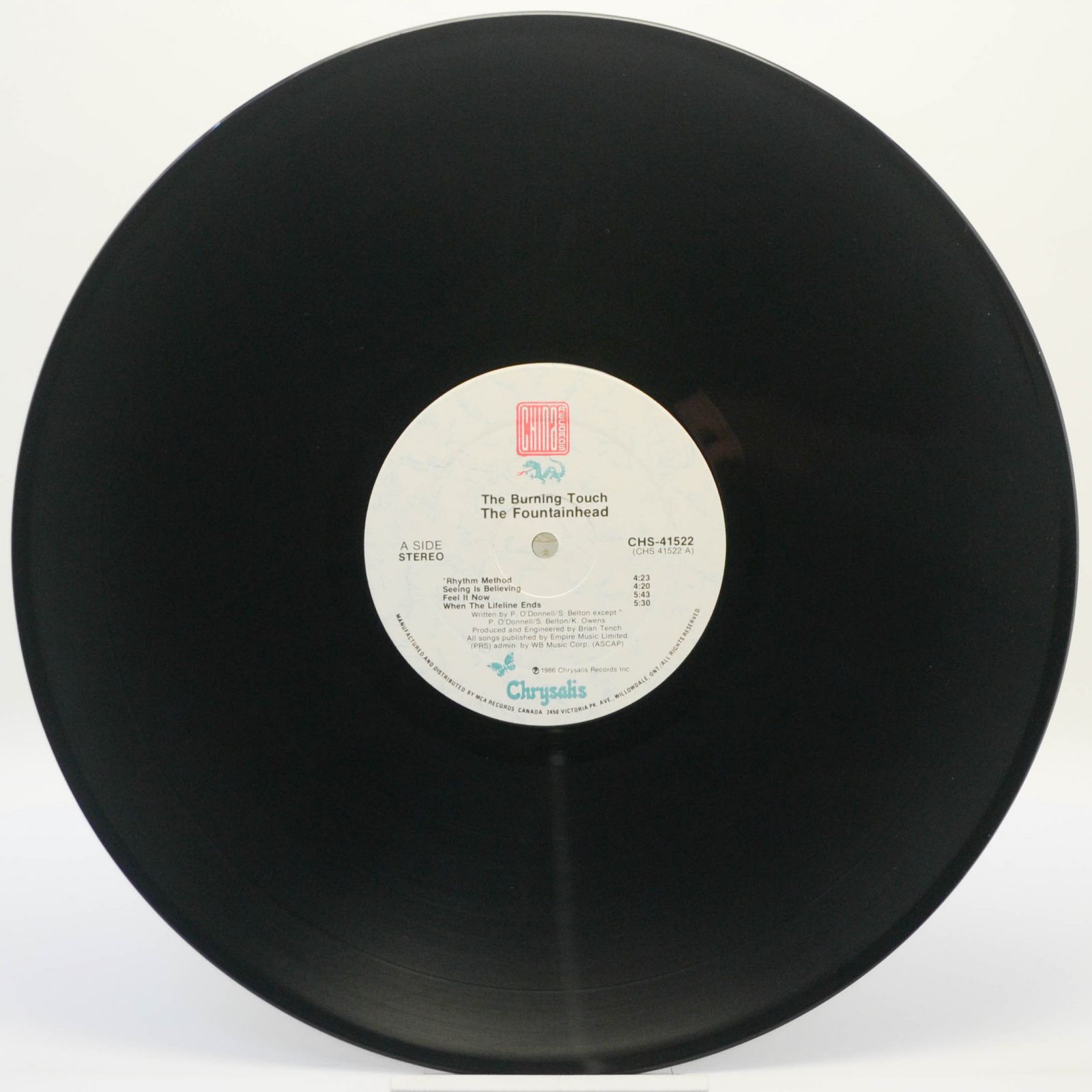 Fountainhead — The Burning Touch, 1986