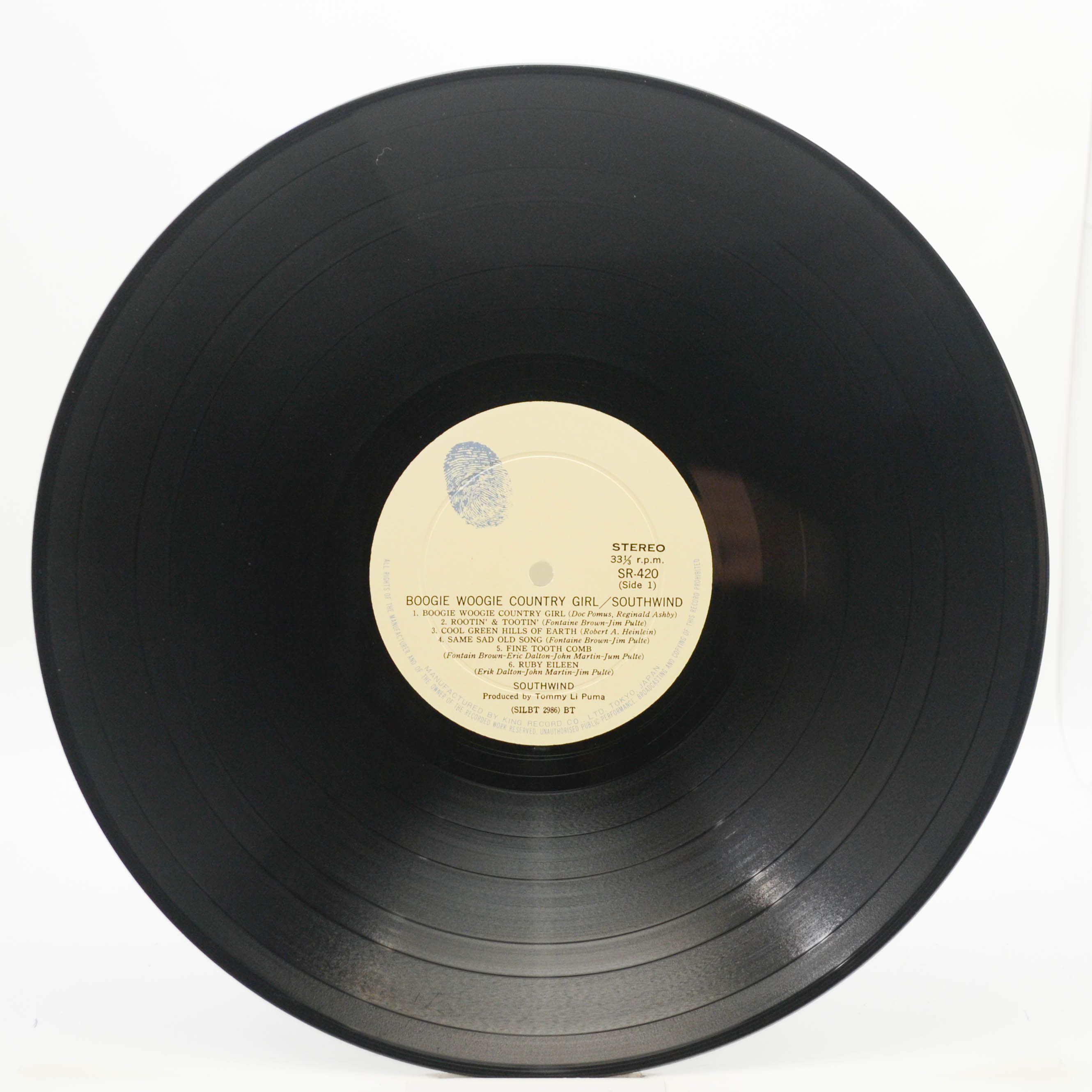 Southwind — Boogie Woogie Country Girl, 1970