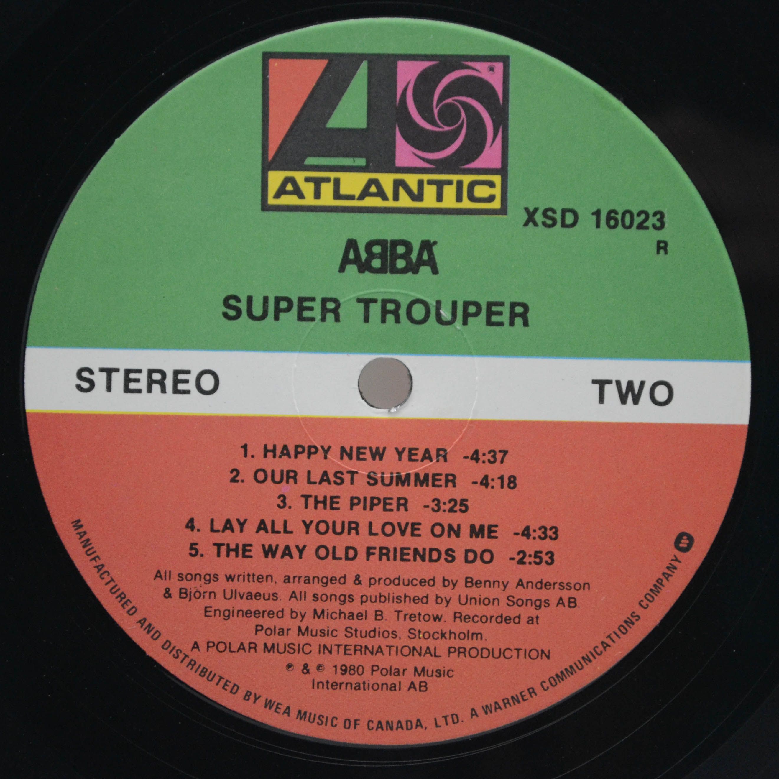 ABBA — Super Trouper, 1980