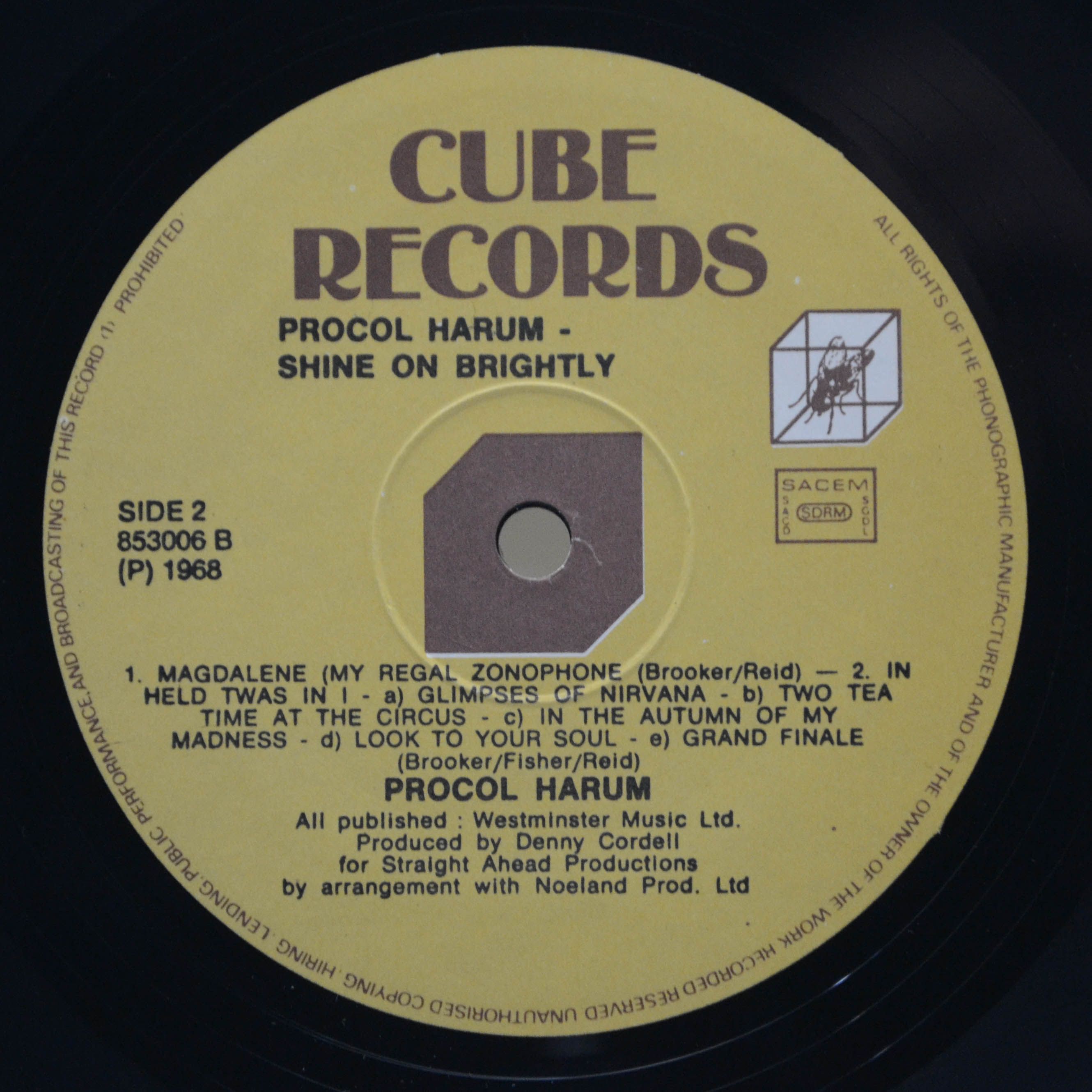 Procol Harum — Shine On Brightly, 1968