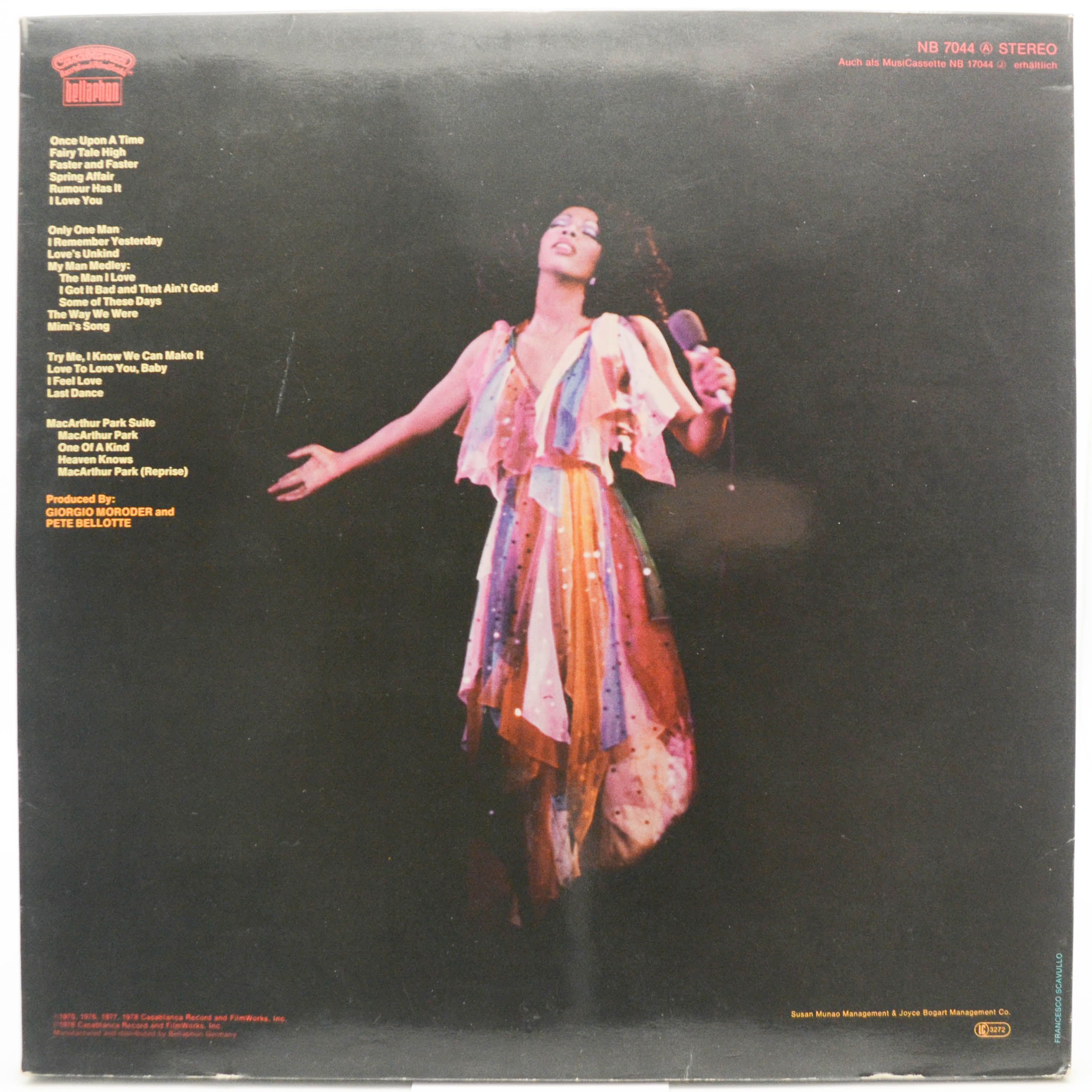 Donna Summer — Live And More (2LP), 1978