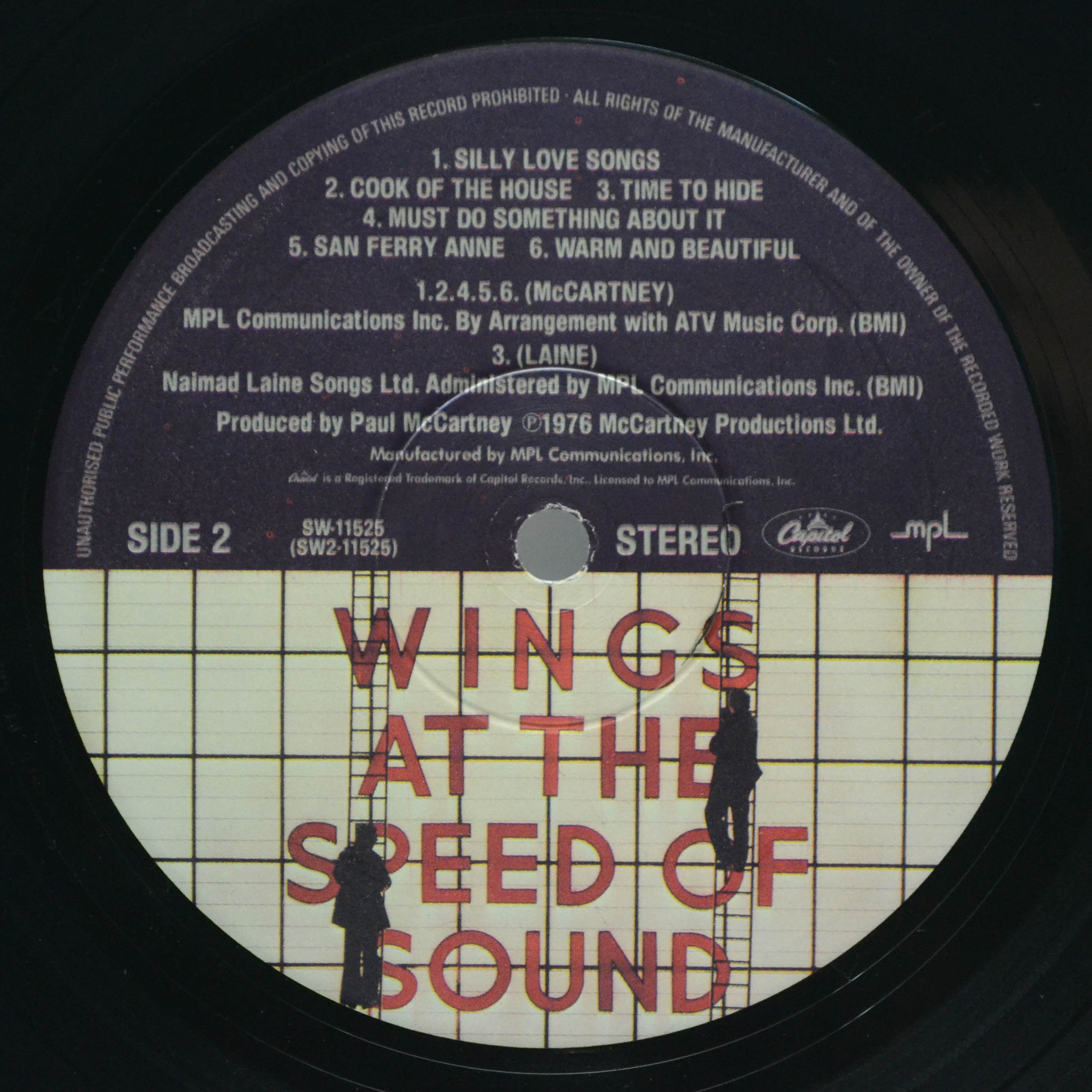 Wings — Wings At The Speed Of Sound (USA), 1976