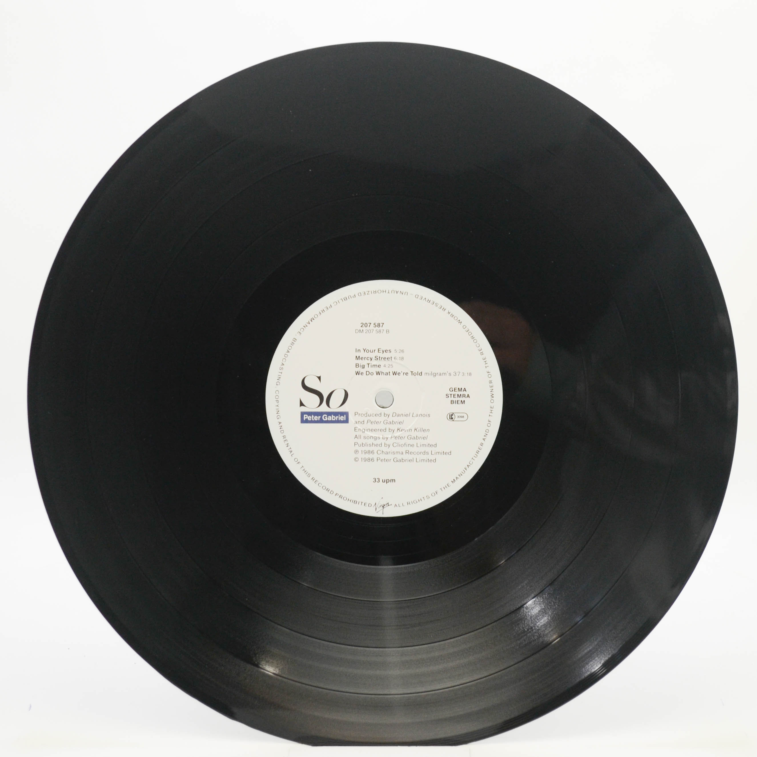 Peter Gabriel — So, 1986