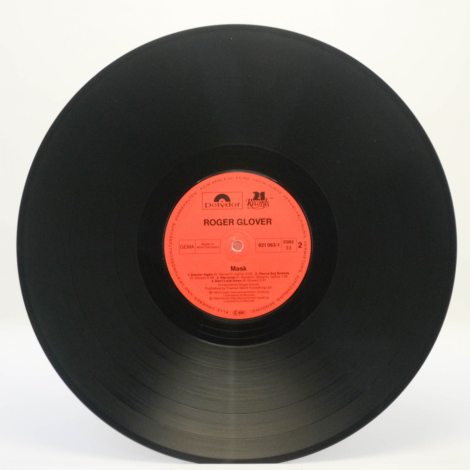 Roger Glover — Mask, 1984