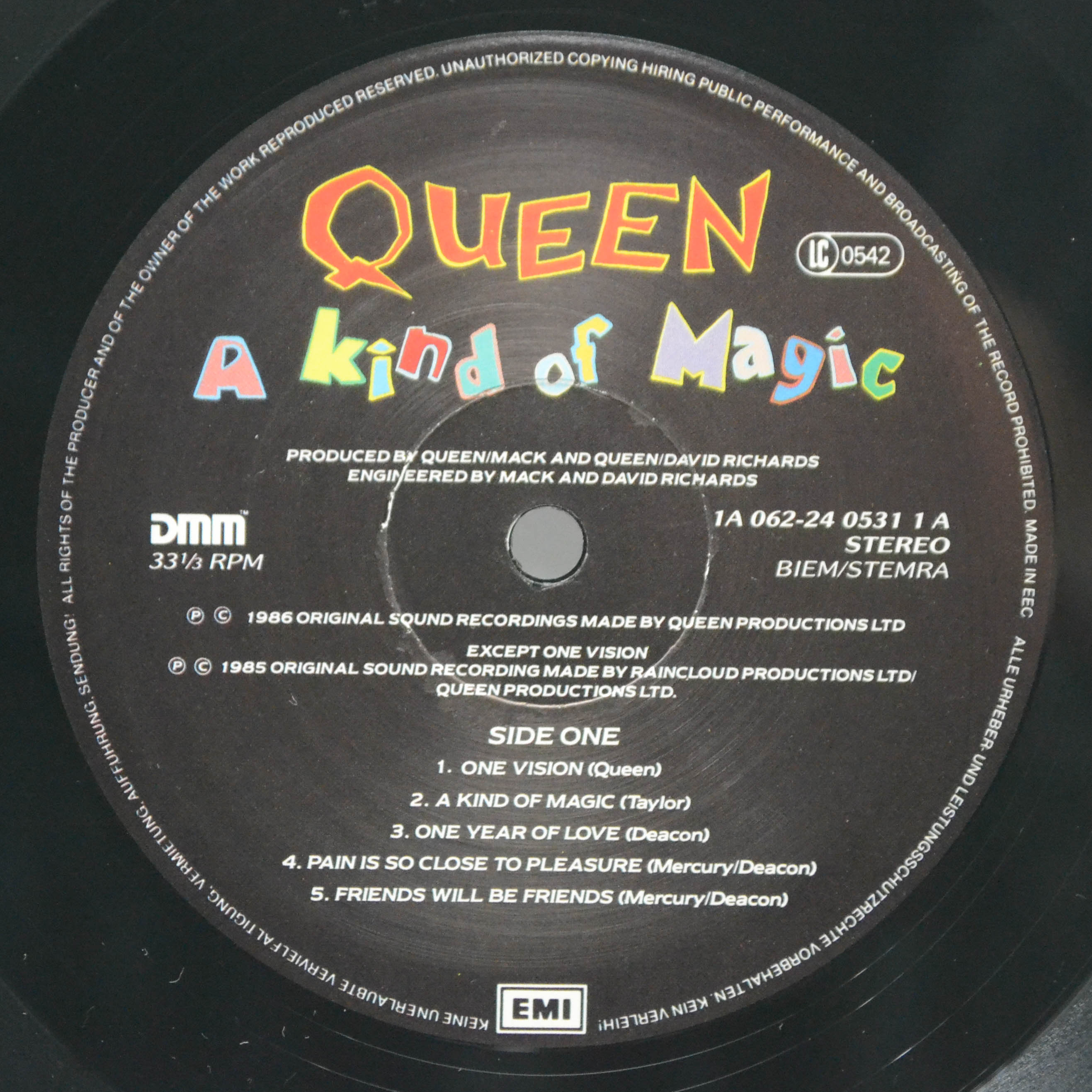 Queen — A Kind Of Magic, 1986