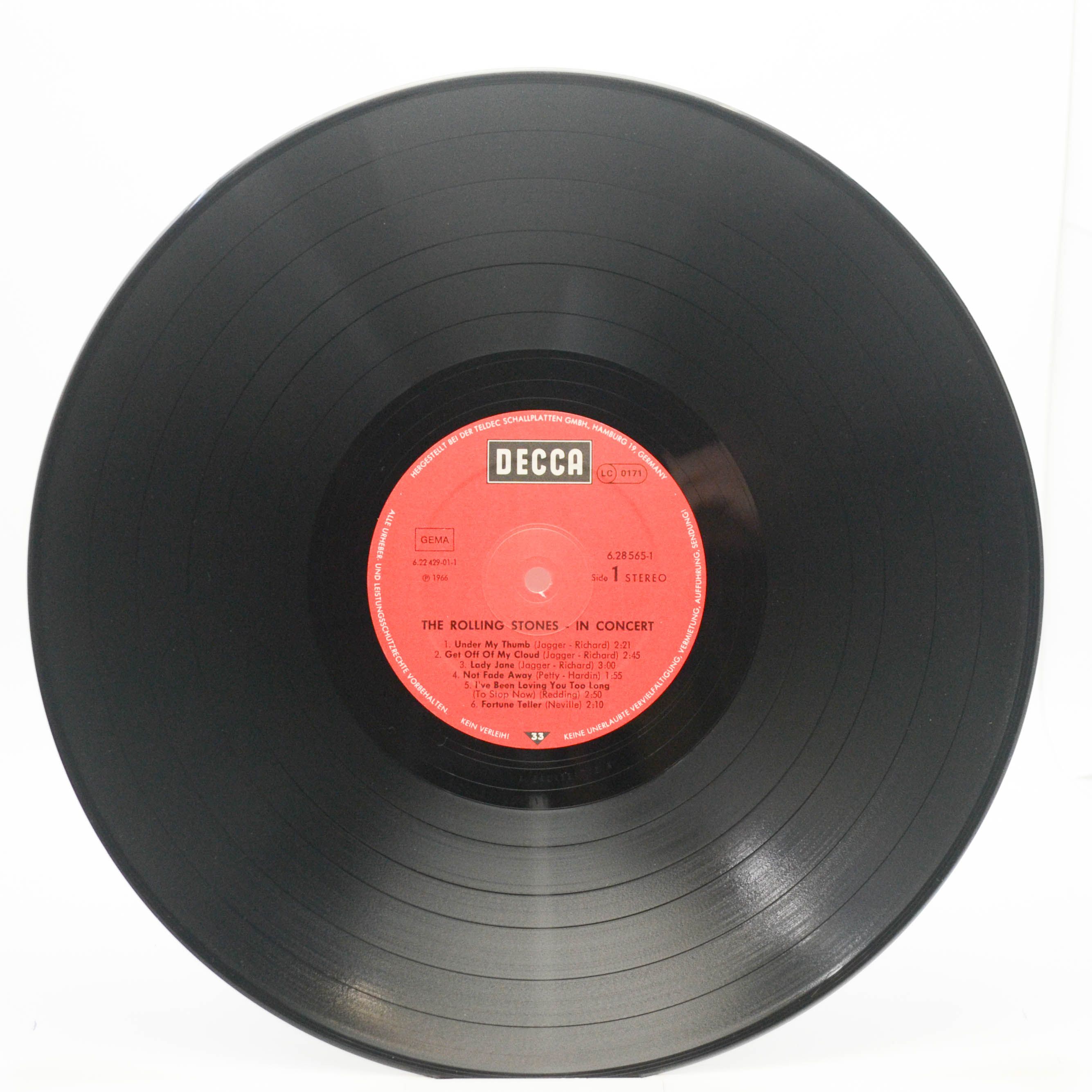 Rolling Stones — In Concert (2LP), 1981