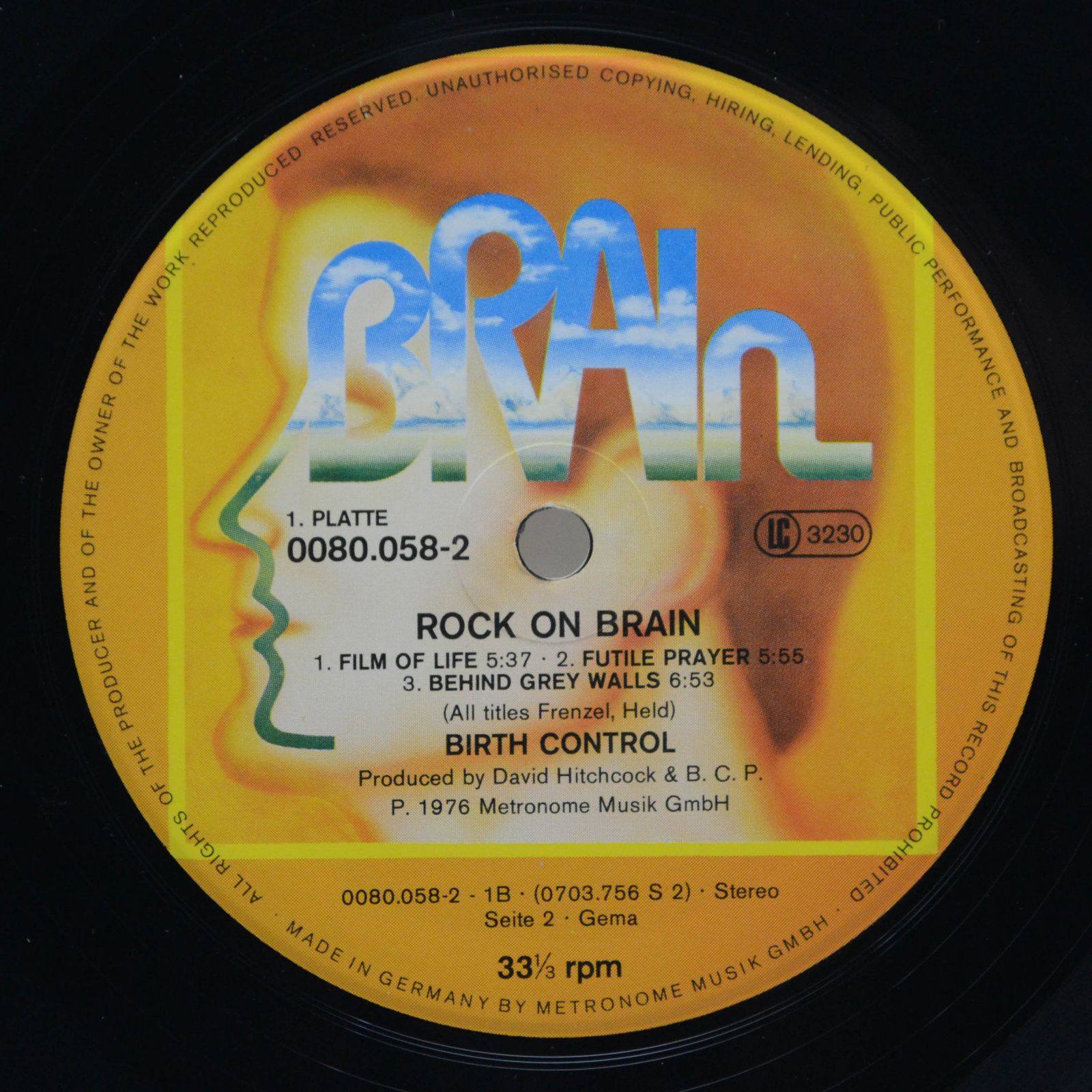 Birth Control — Rock On Brain (2LP), 1980