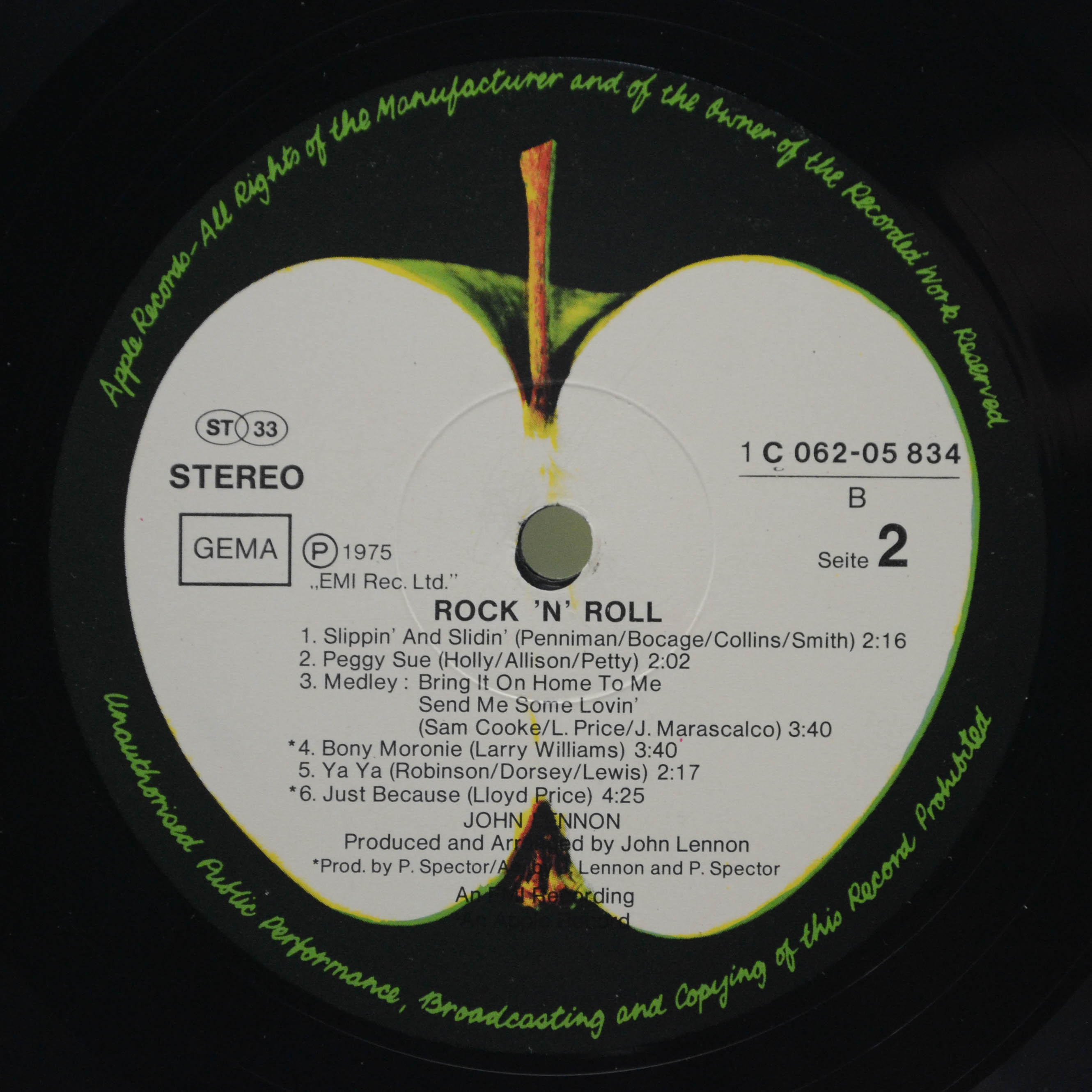 John Lennon — Rock 'N' Roll, 1975