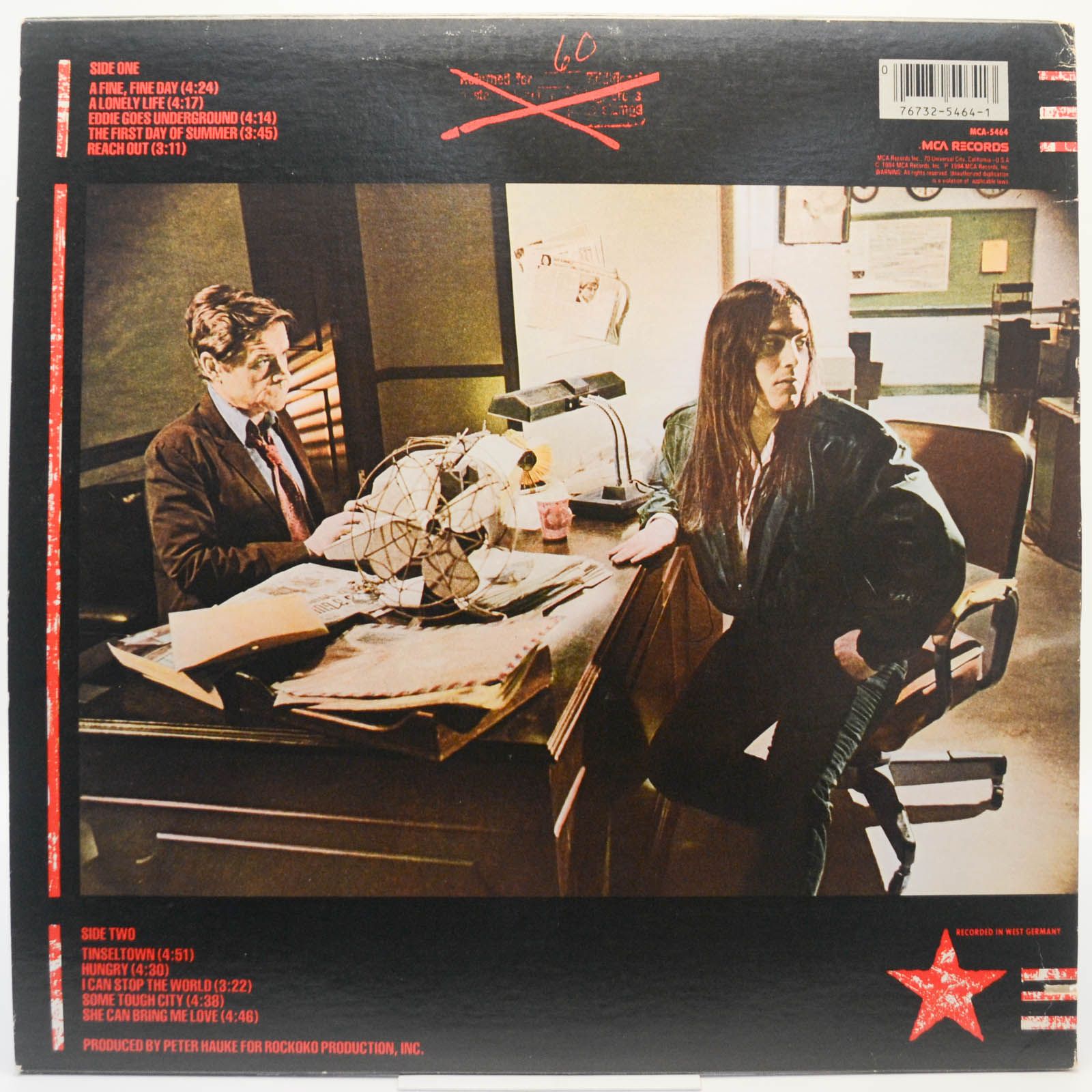 Tony Carey — Some Tough City, 1984