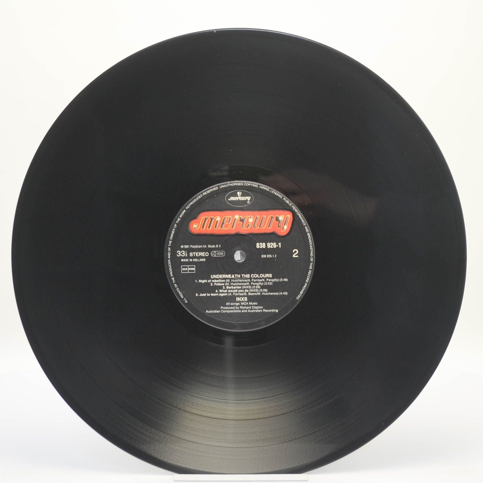 INXS — Underneath The Colours, 1981