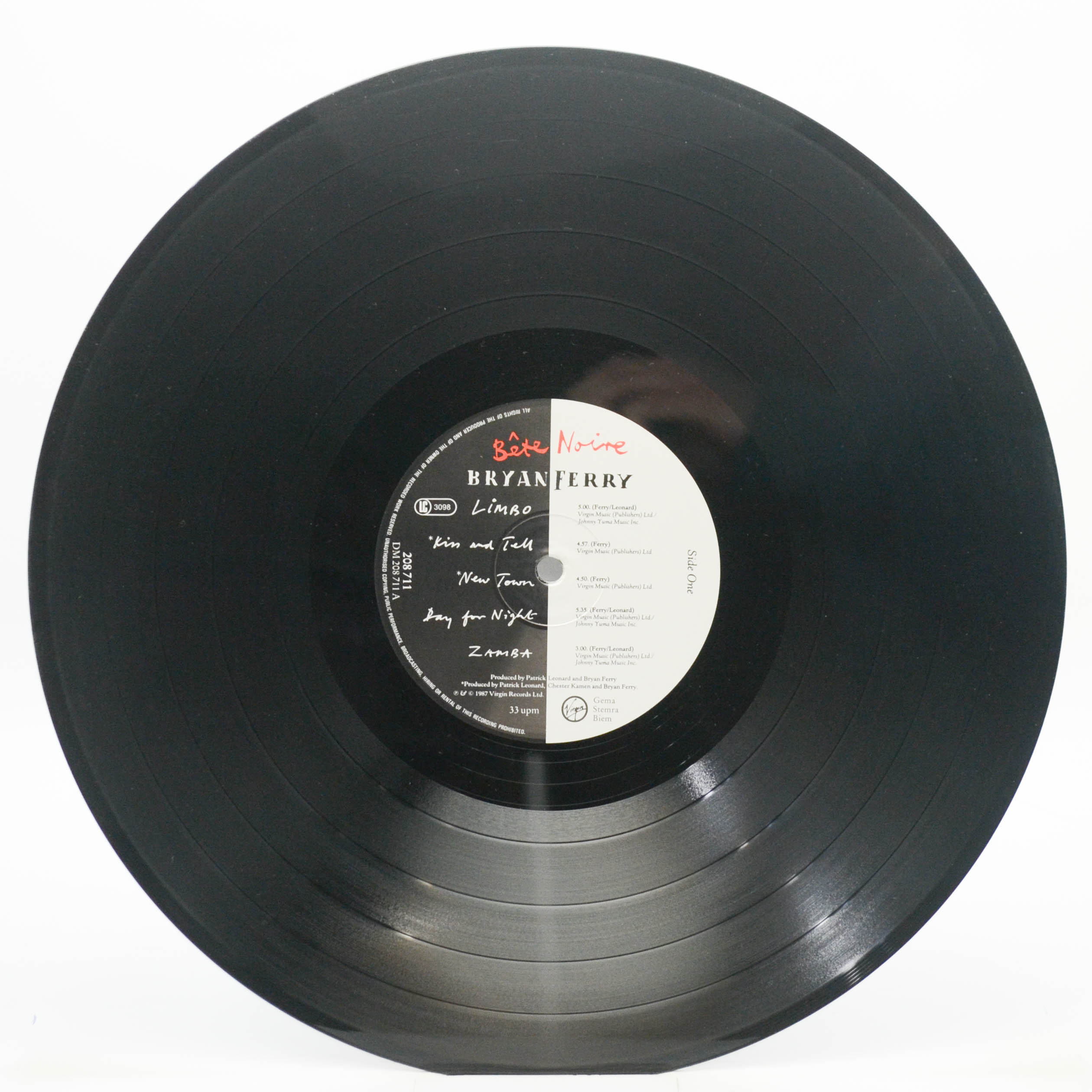 Bryan Ferry — Bête Noire, 1987