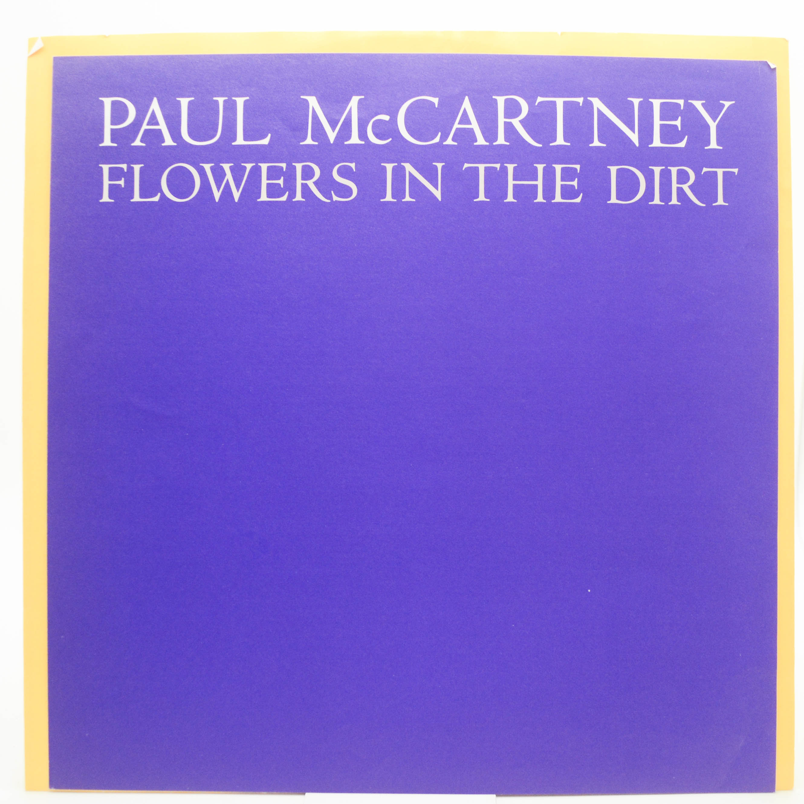 Paul McCartney — Flowers In The Dirt, 1989