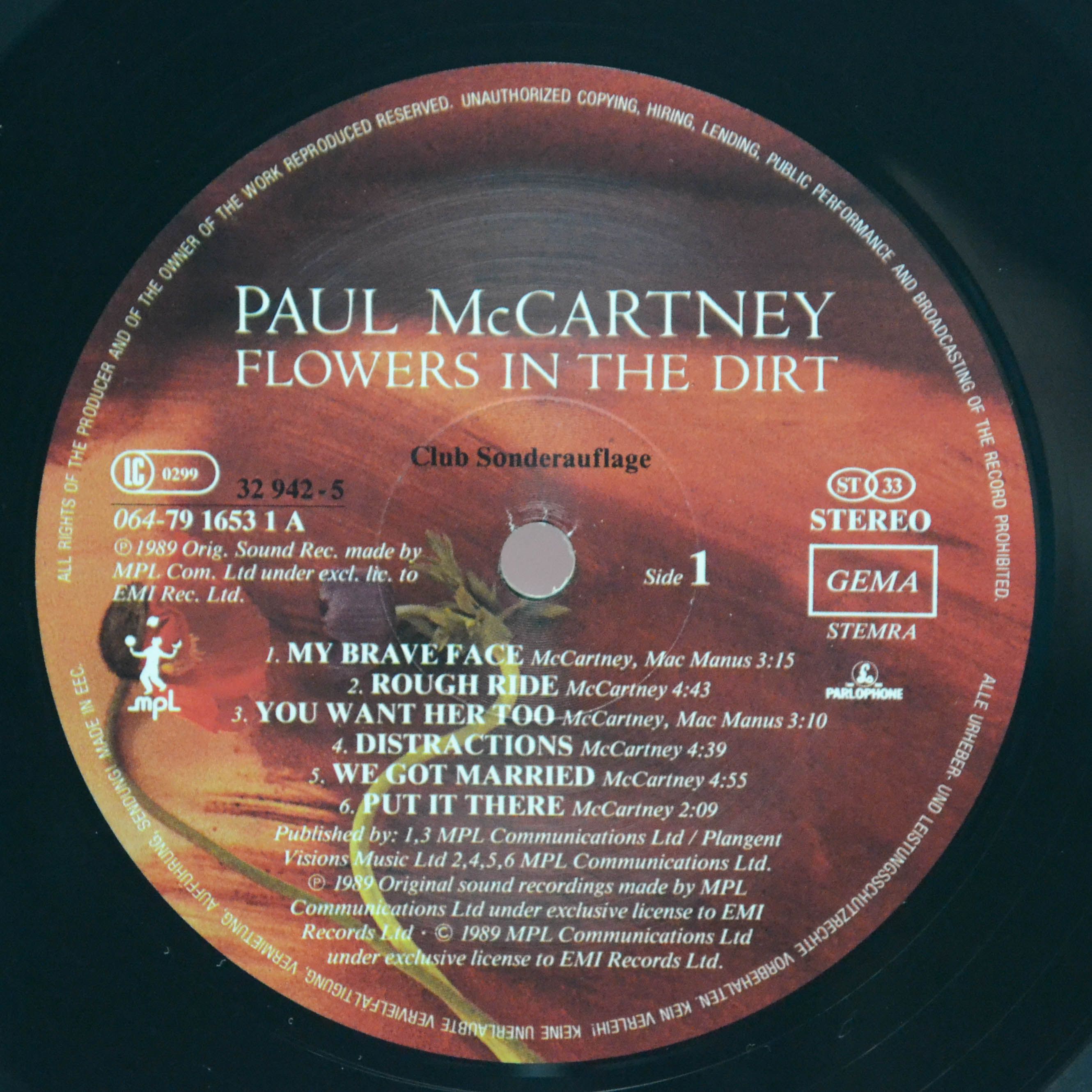 Paul McCartney — Flowers In The Dirt, 1989