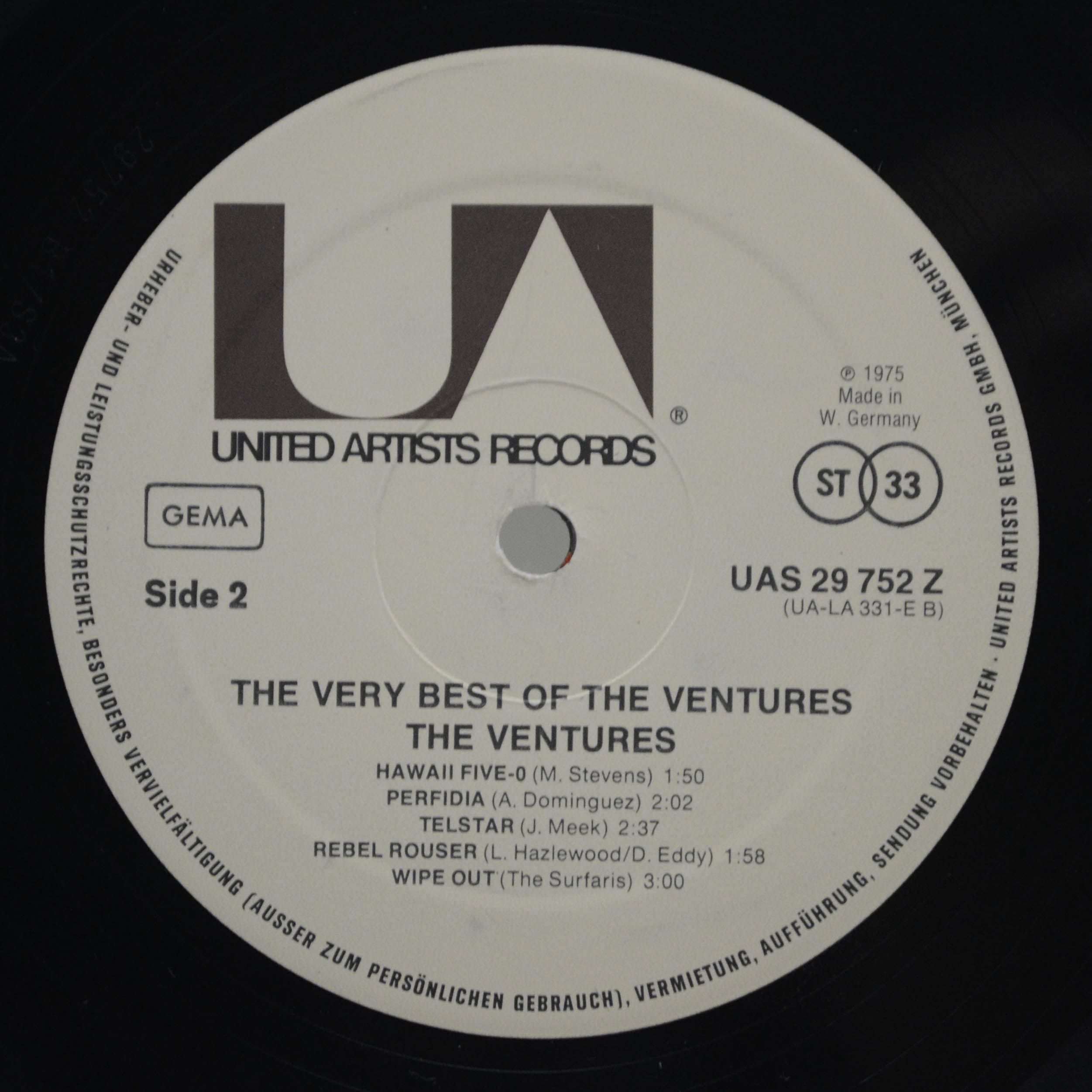 Ventures — The Very Best Of The Ventures, 1975