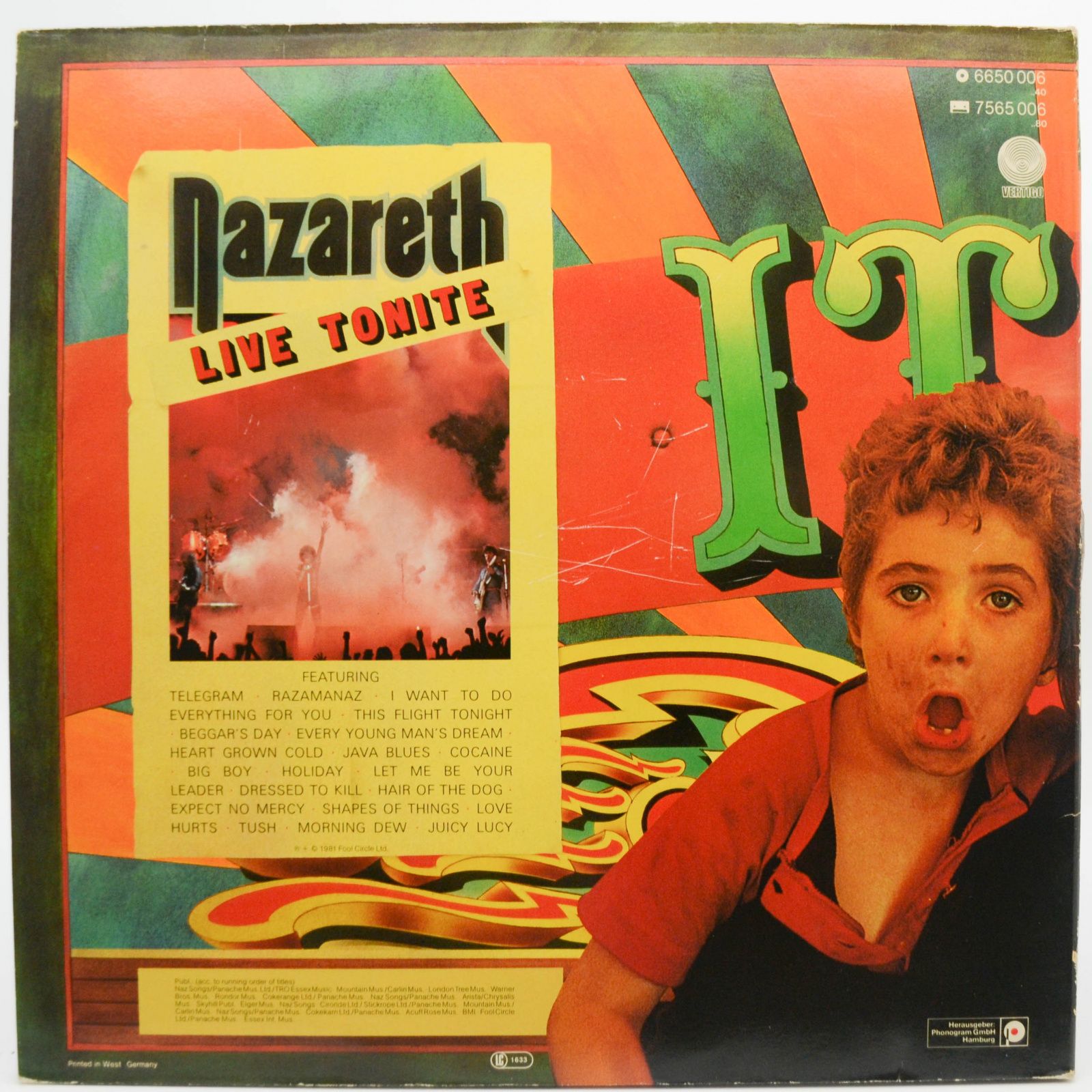 Nazareth — 'Snaz (2LP), 1981