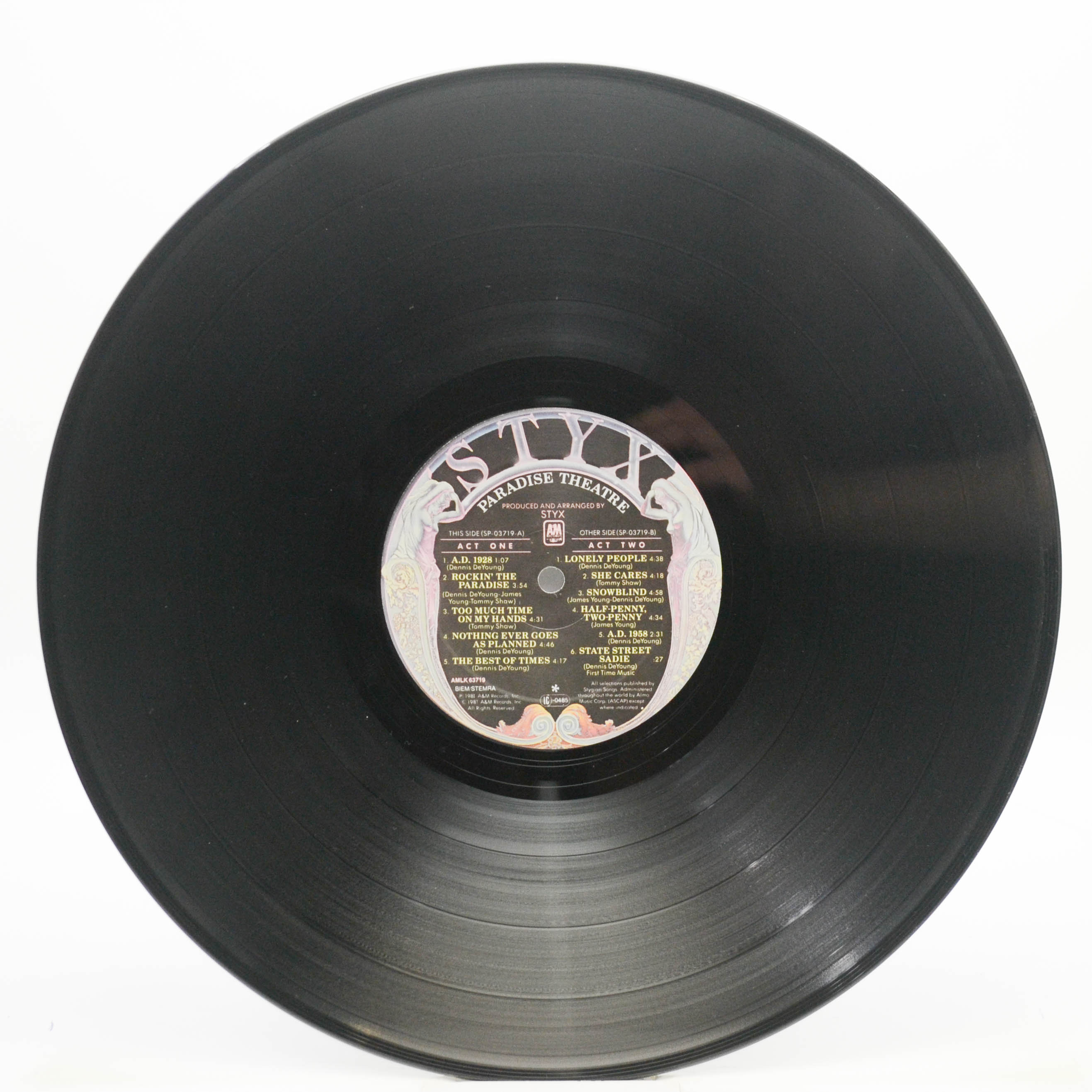 Styx — Paradise Theatre, 1981