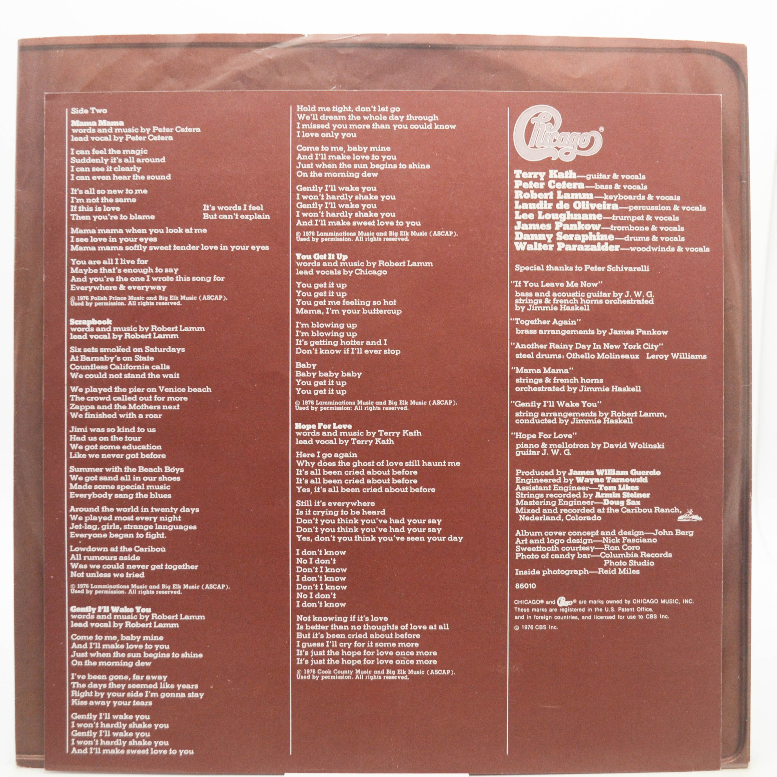 Chicago — Chicago X, 1976