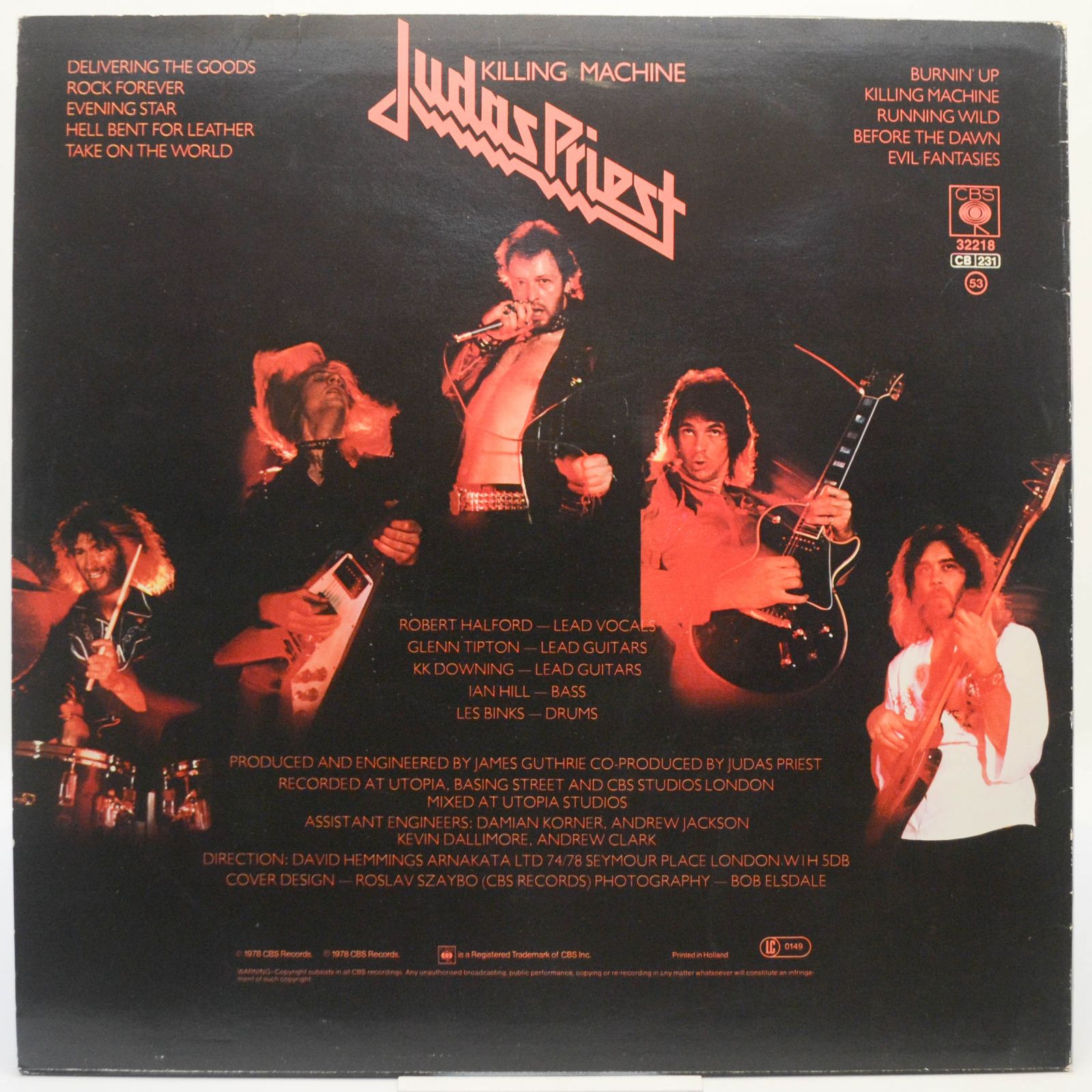Judas Priest — Killing Machine, 1978