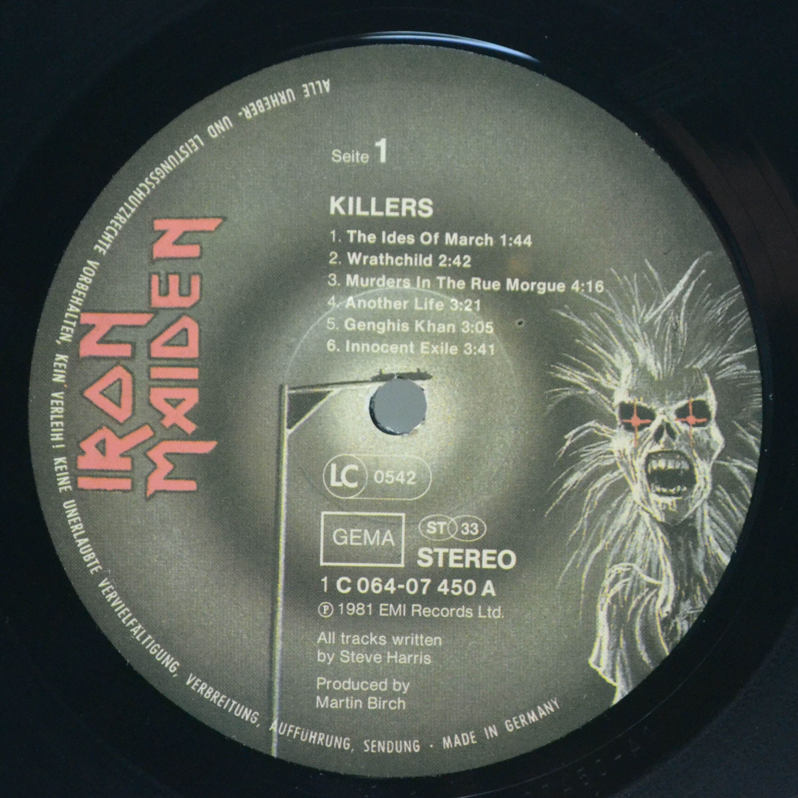 Iron Maiden — Killers, 1981
