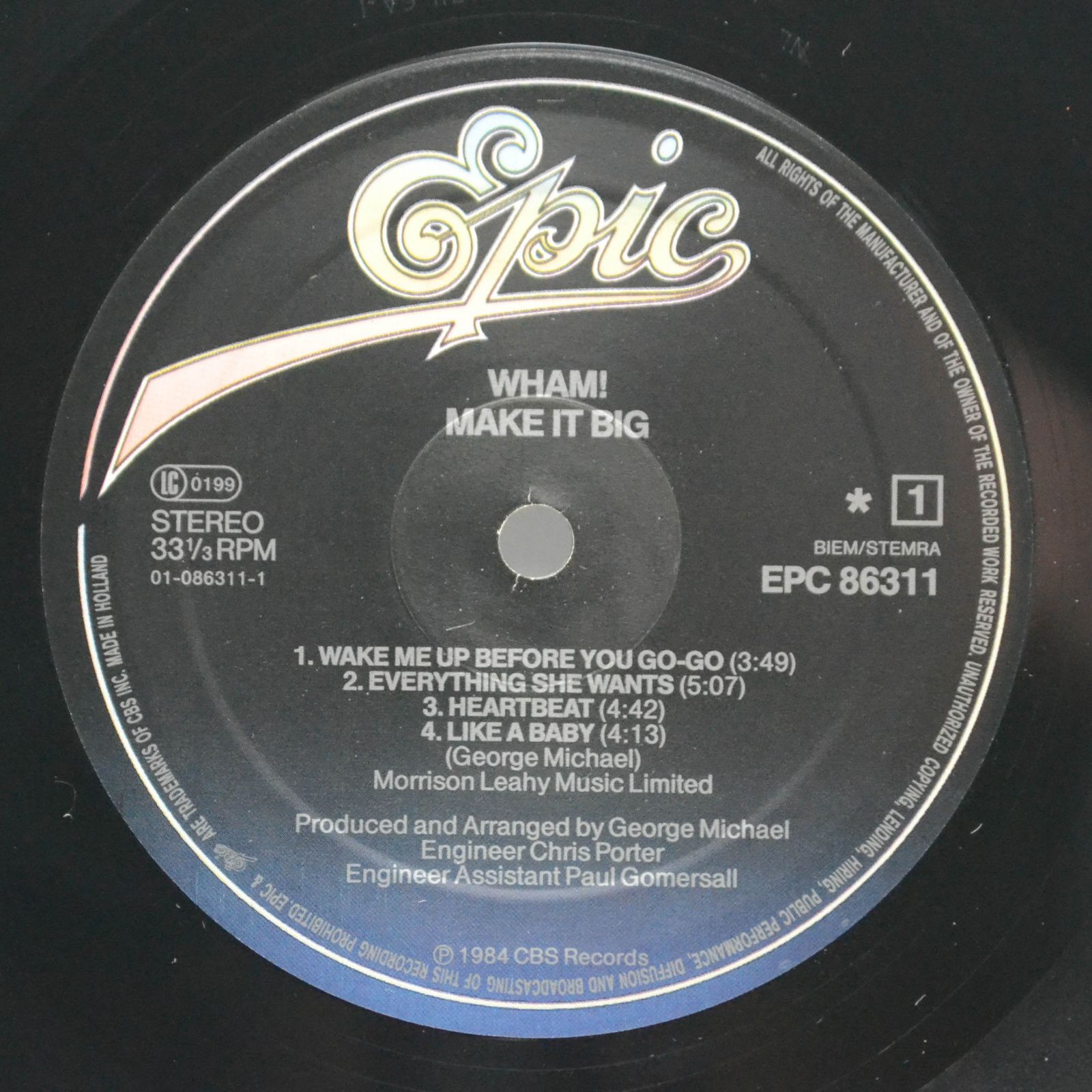 Wham! — Make It Big, 1984