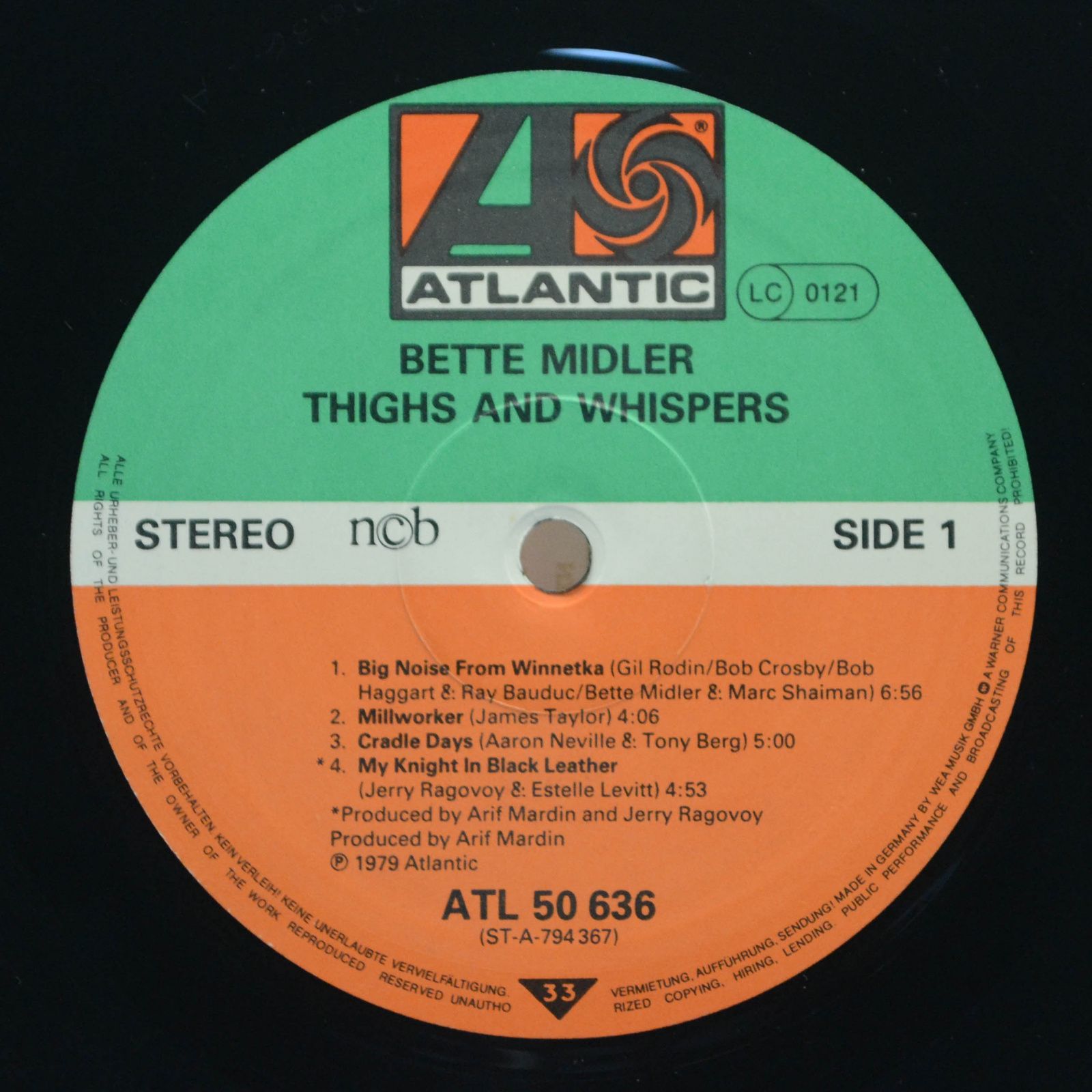 Bette Midler — Thighs And Whispers, 1979