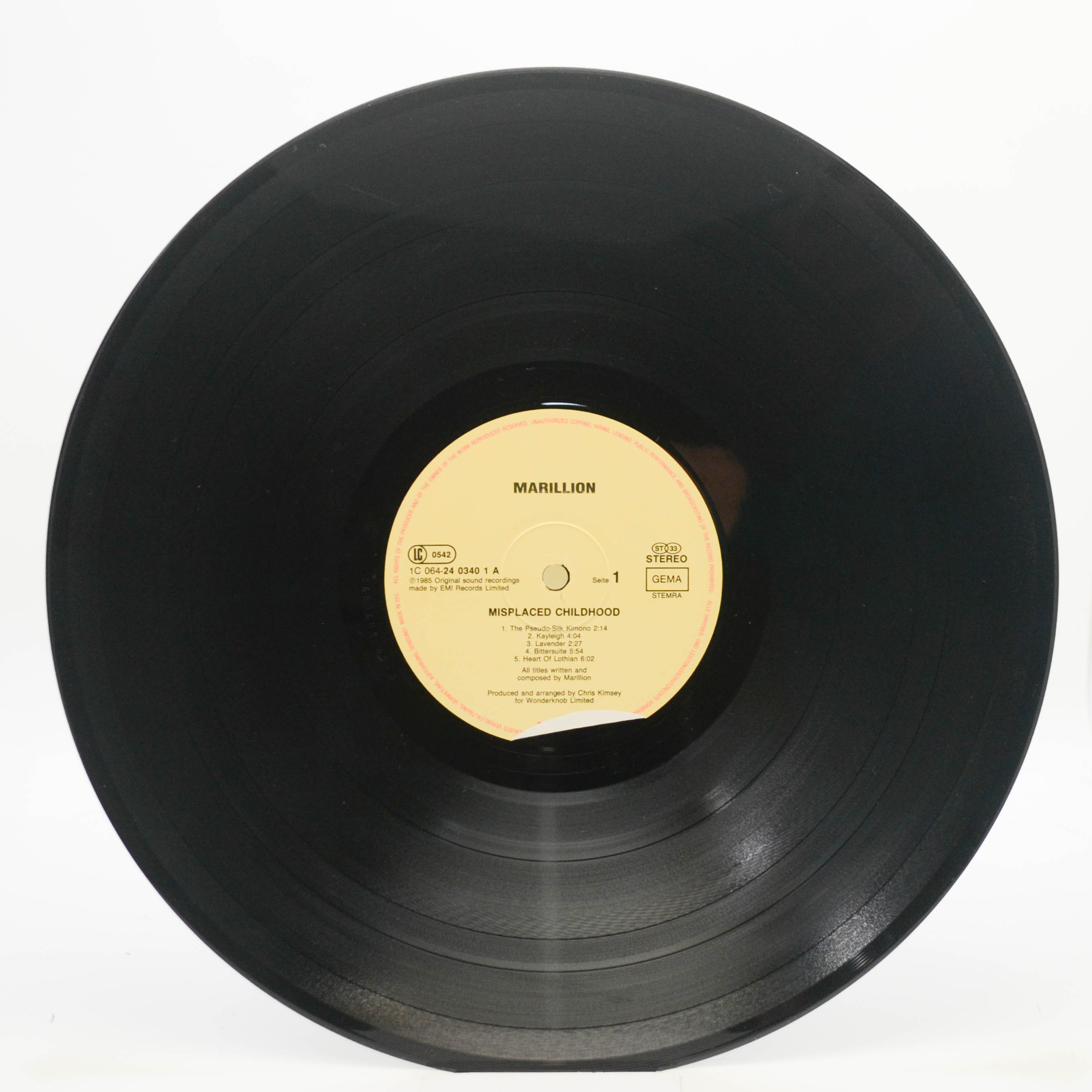 Marillion — Misplaced Childhood, 1985