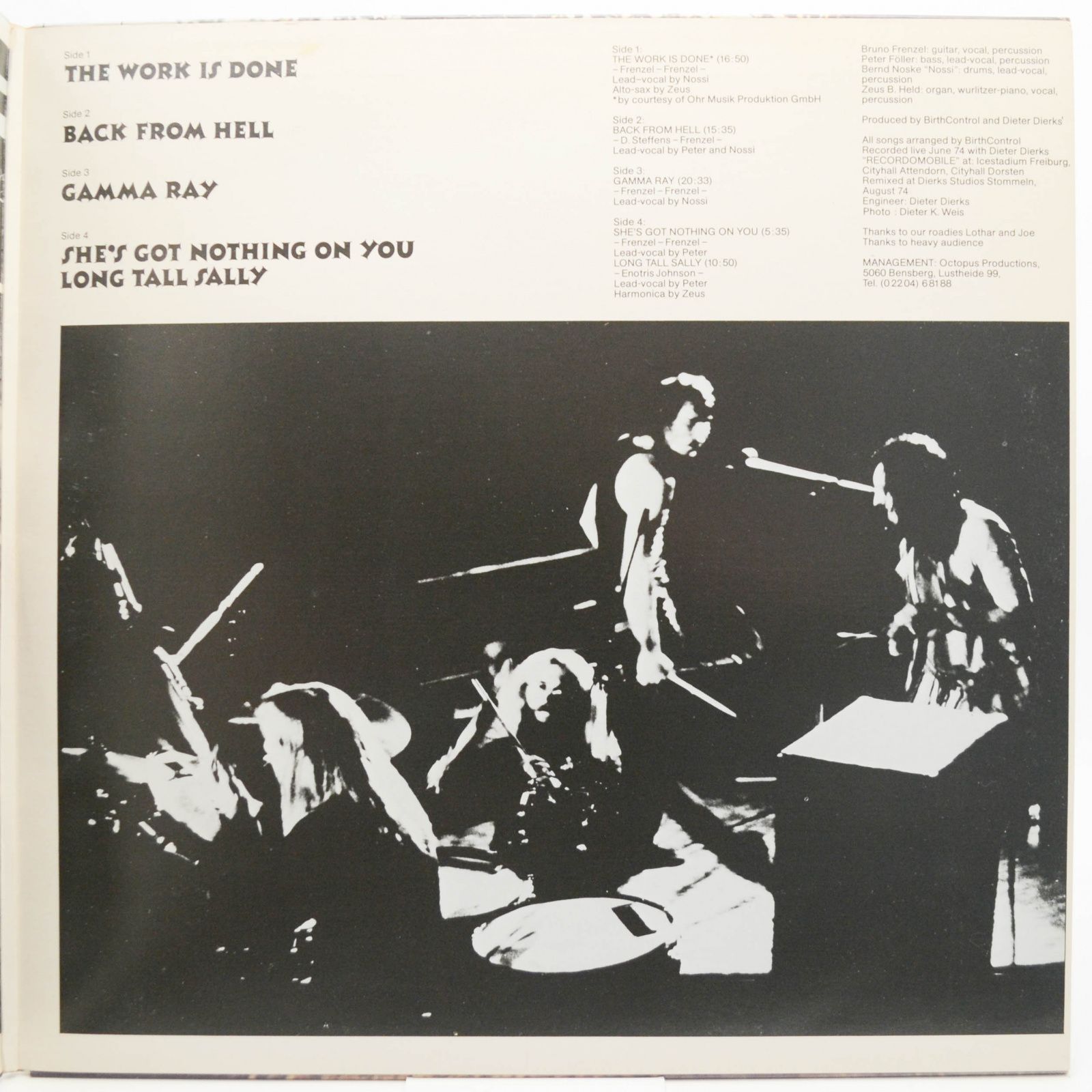 Birth Control — Live (2LP), 1974