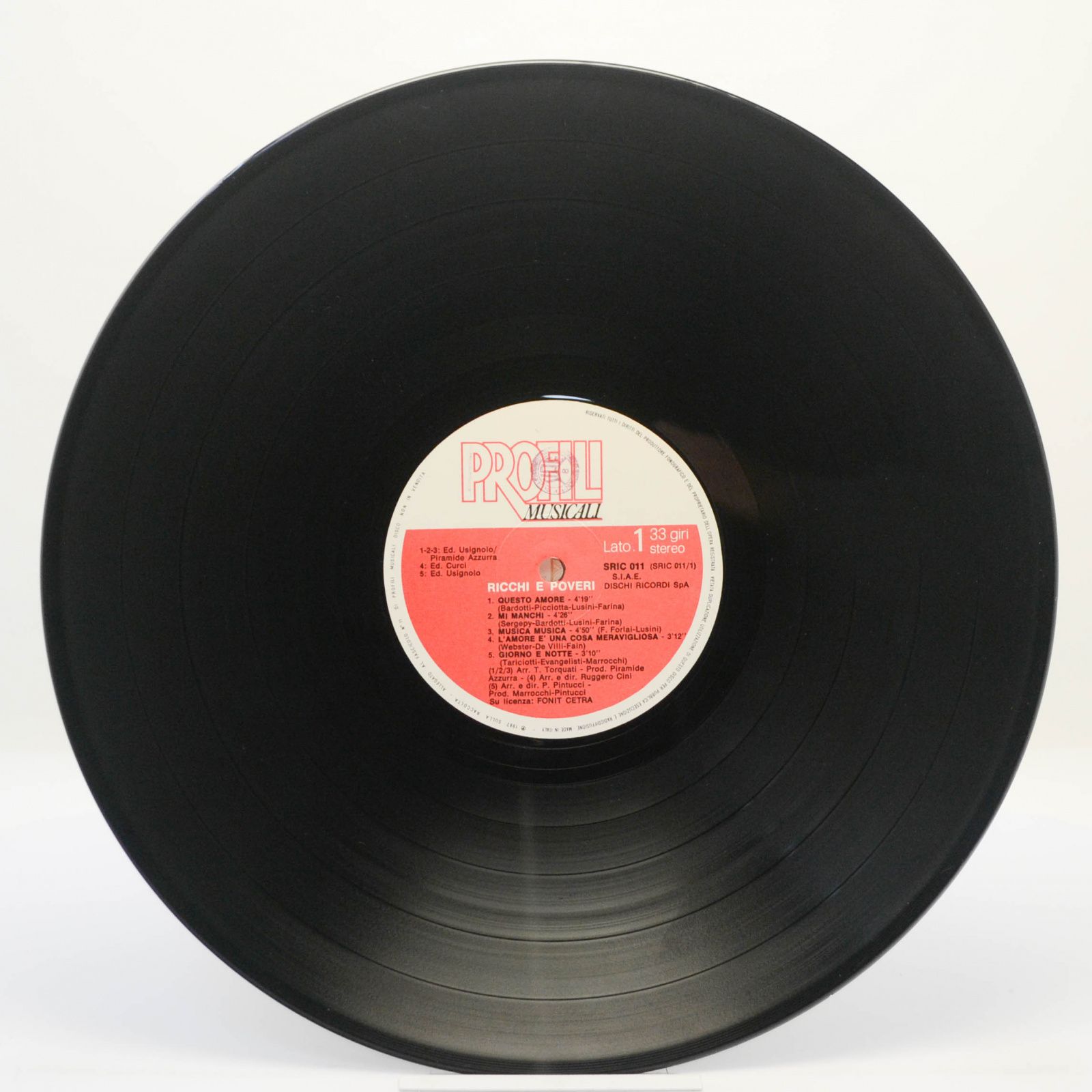 Ricchi E Poveri — Ricchi E Poveri, 1982