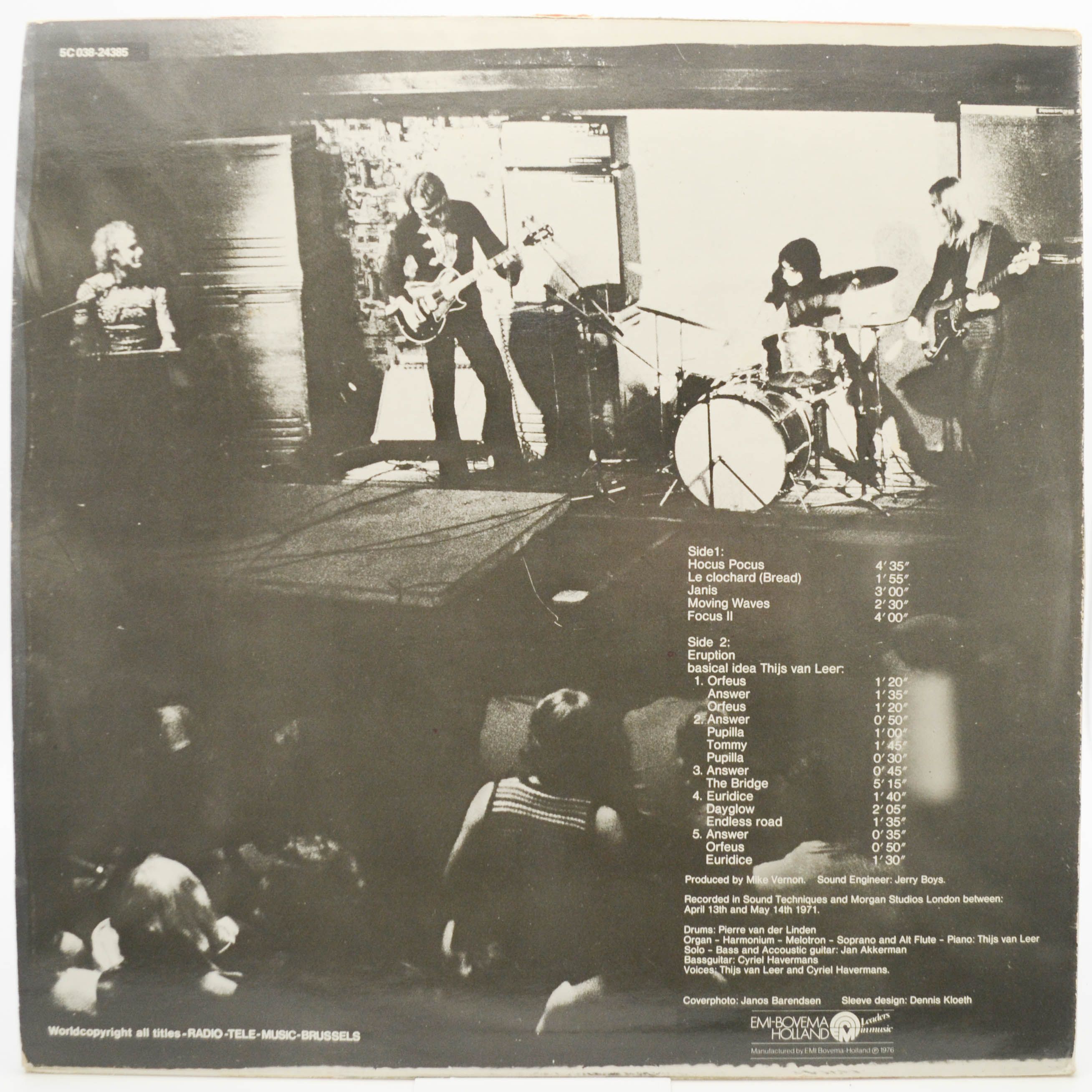 Focus — Focus II (Holland), 1971