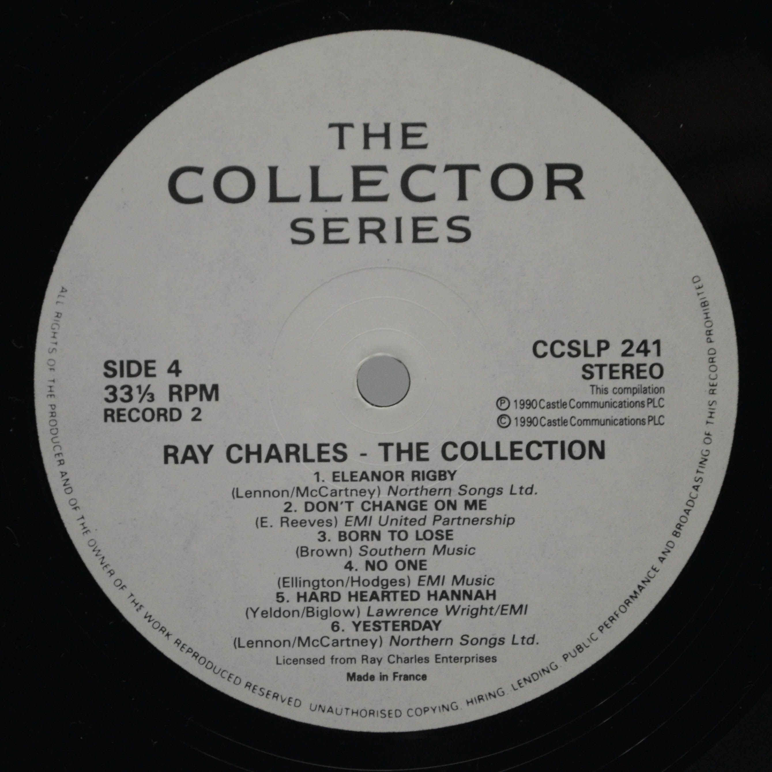Ray Charles — The Collection (2LP), 1990