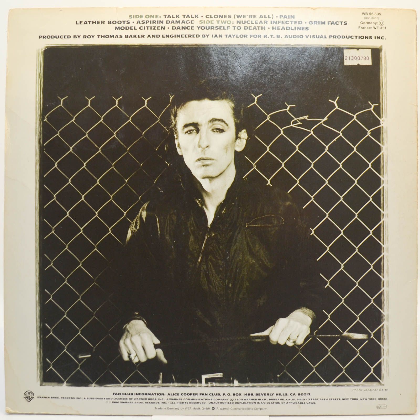 Alice Cooper — Flush The Fashion, 1980