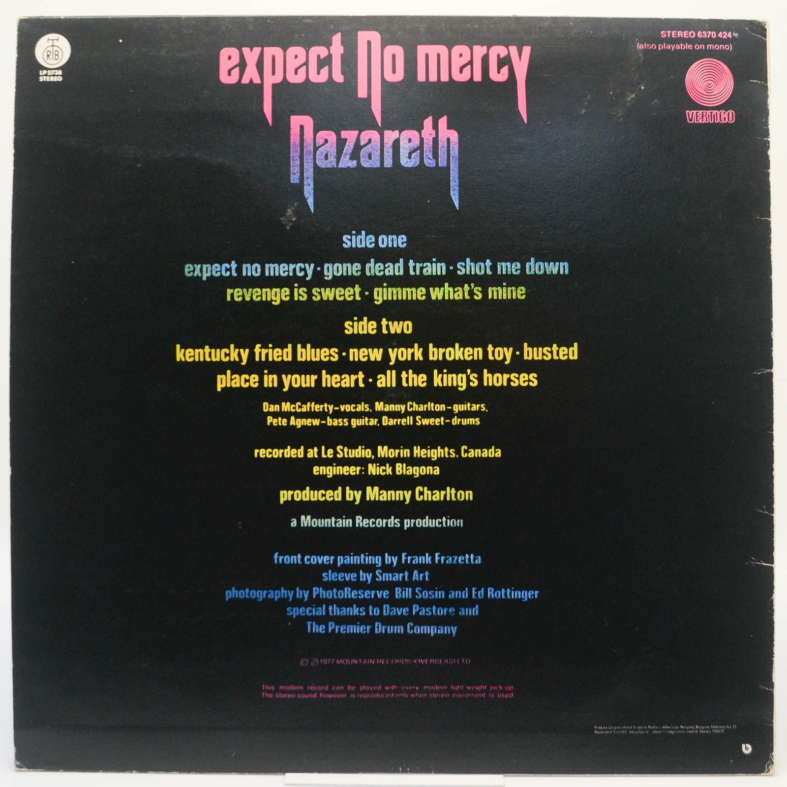 Nazareth — Expect No Mercy, 1977