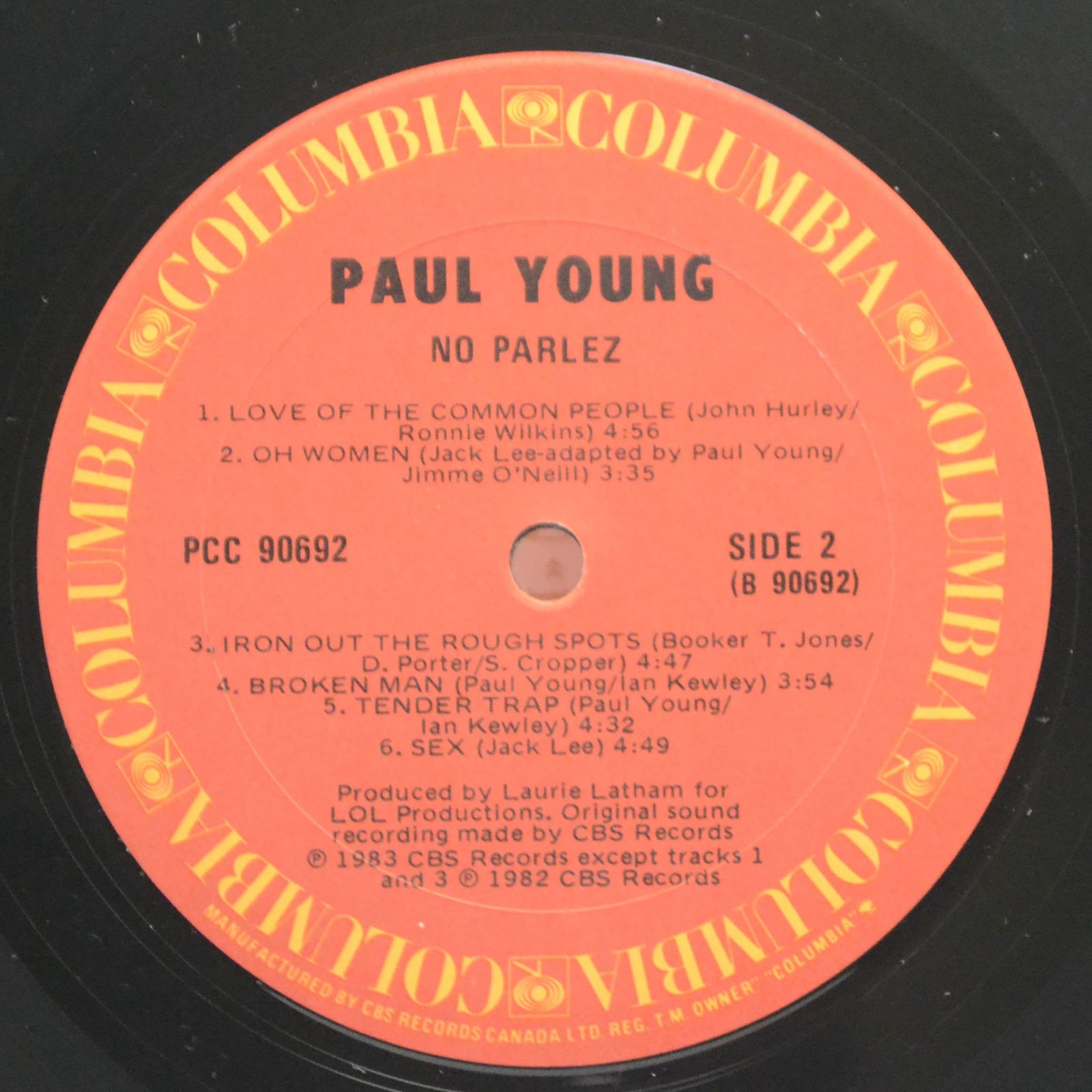 Paul Young — No Parlez, 1983
