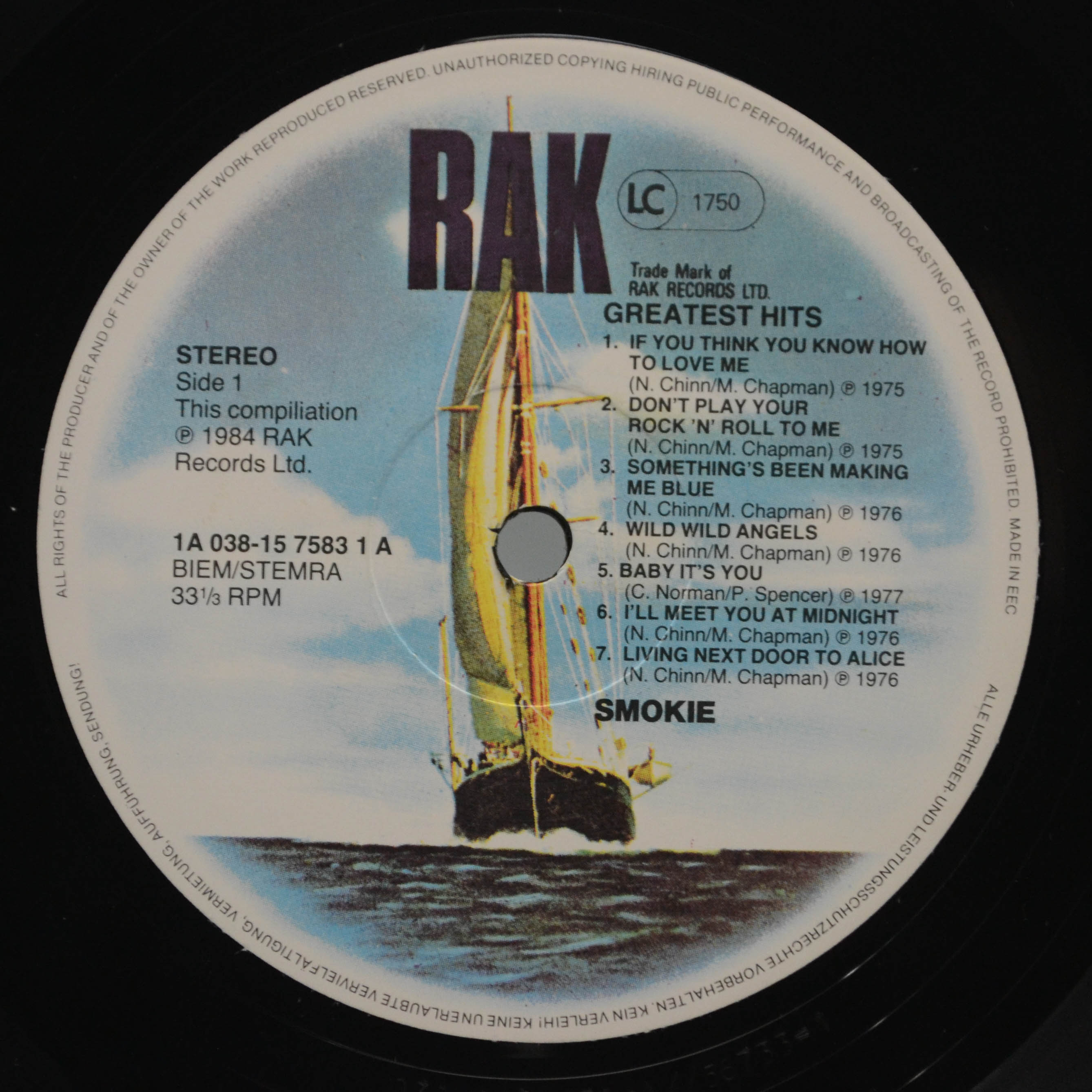 Smokie — Greatest Hits, 1984