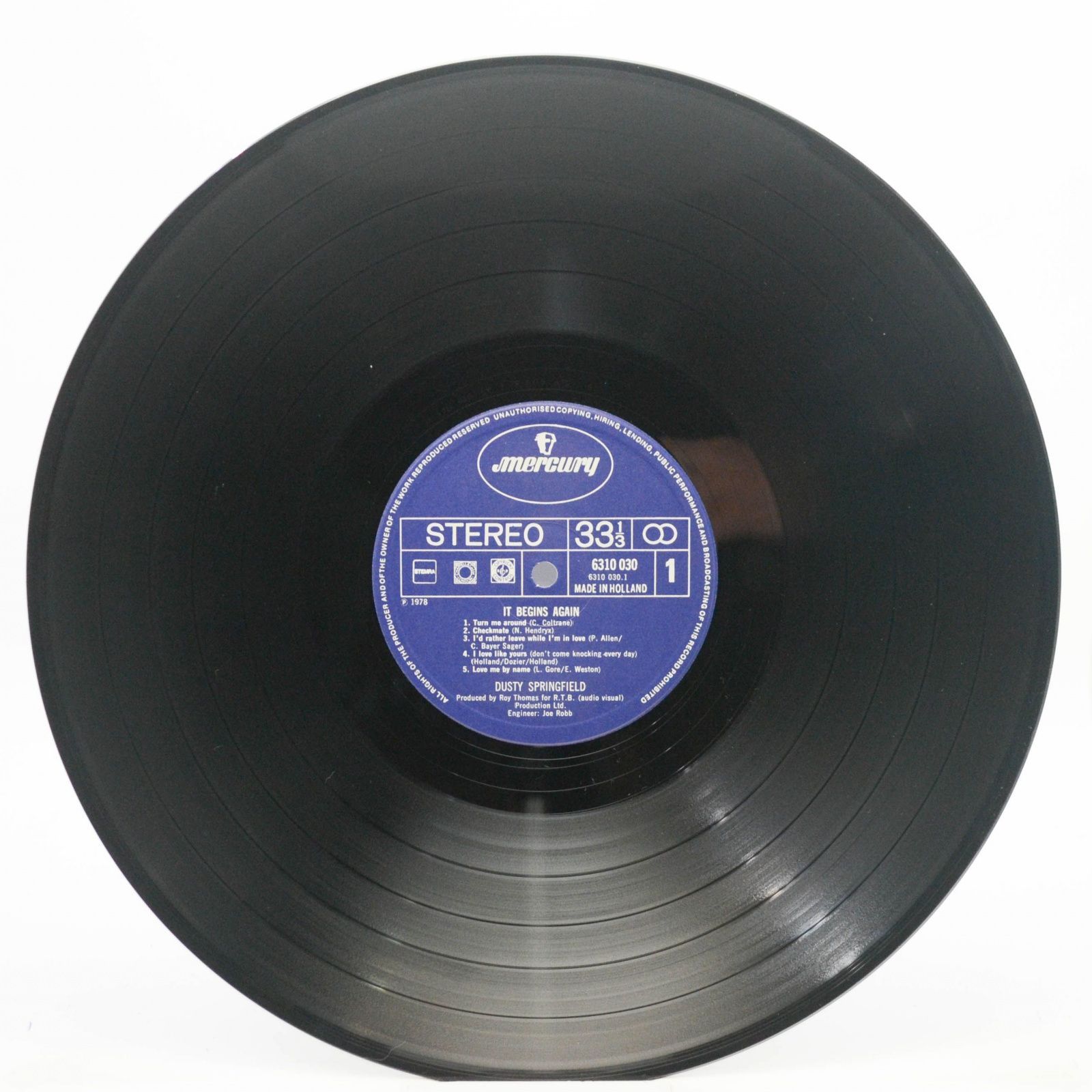 Dusty Springfield — It Begins Again..., 1978