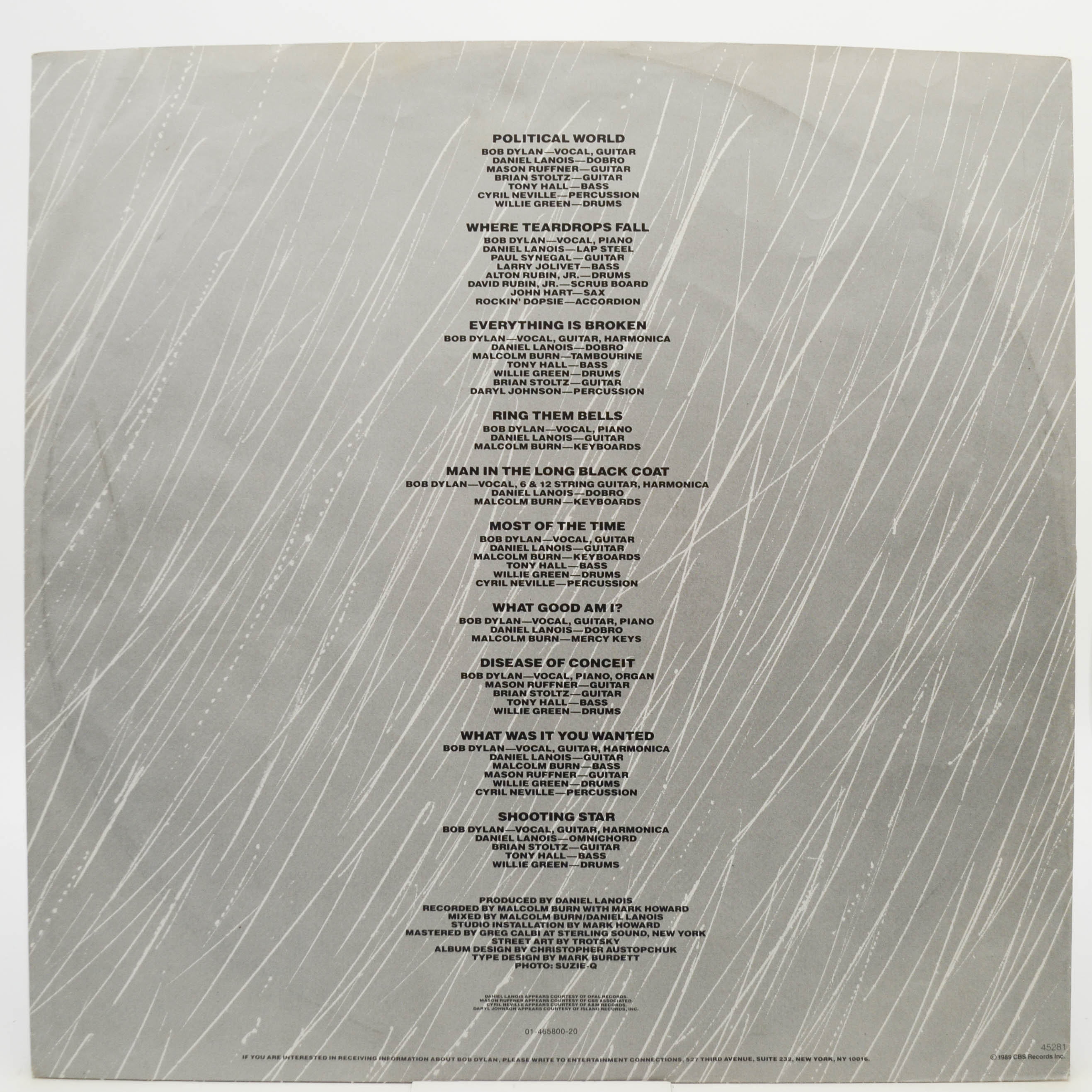 Bob Dylan — Oh Mercy, 1989