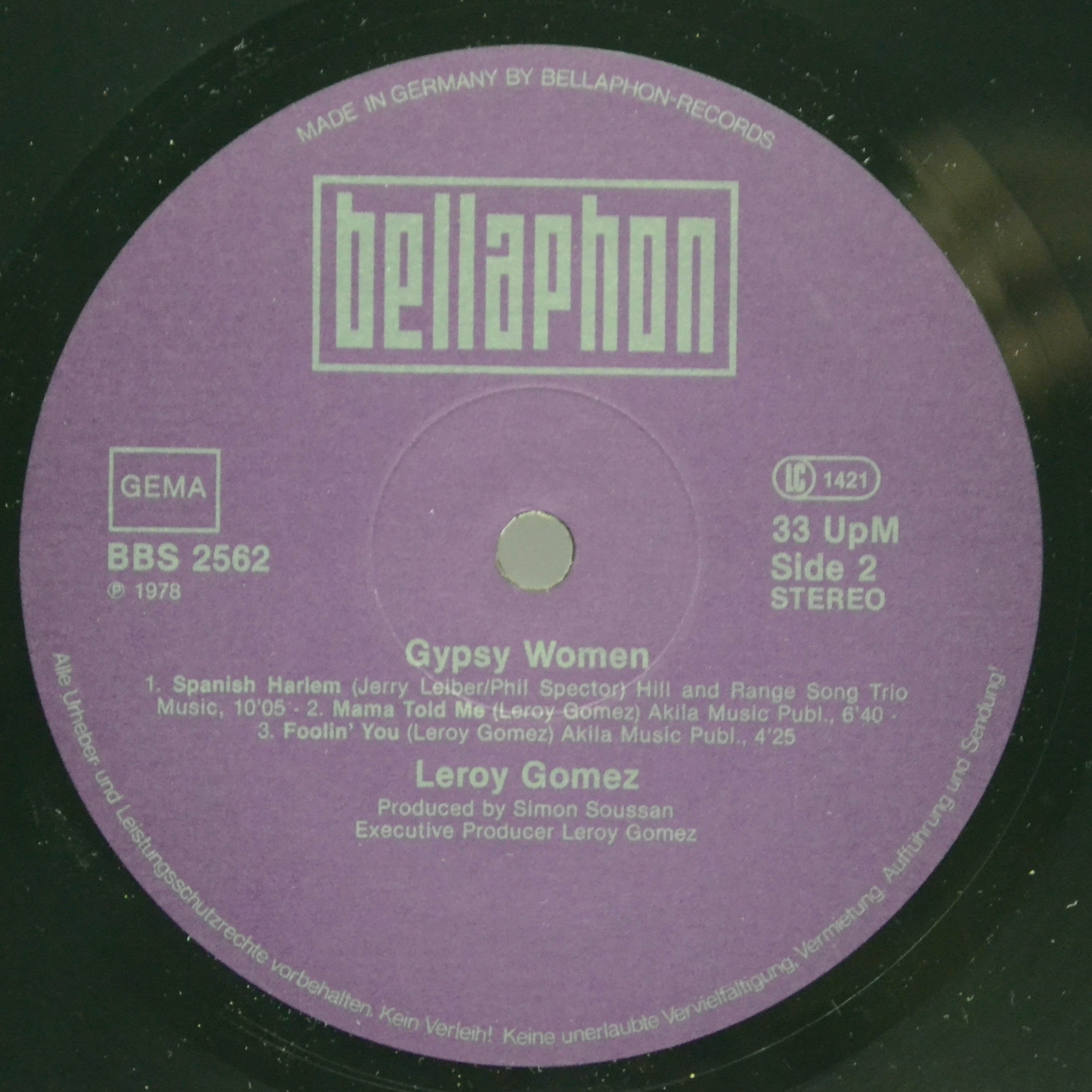 Leroy Gomez — Gypsy Woman, 1978